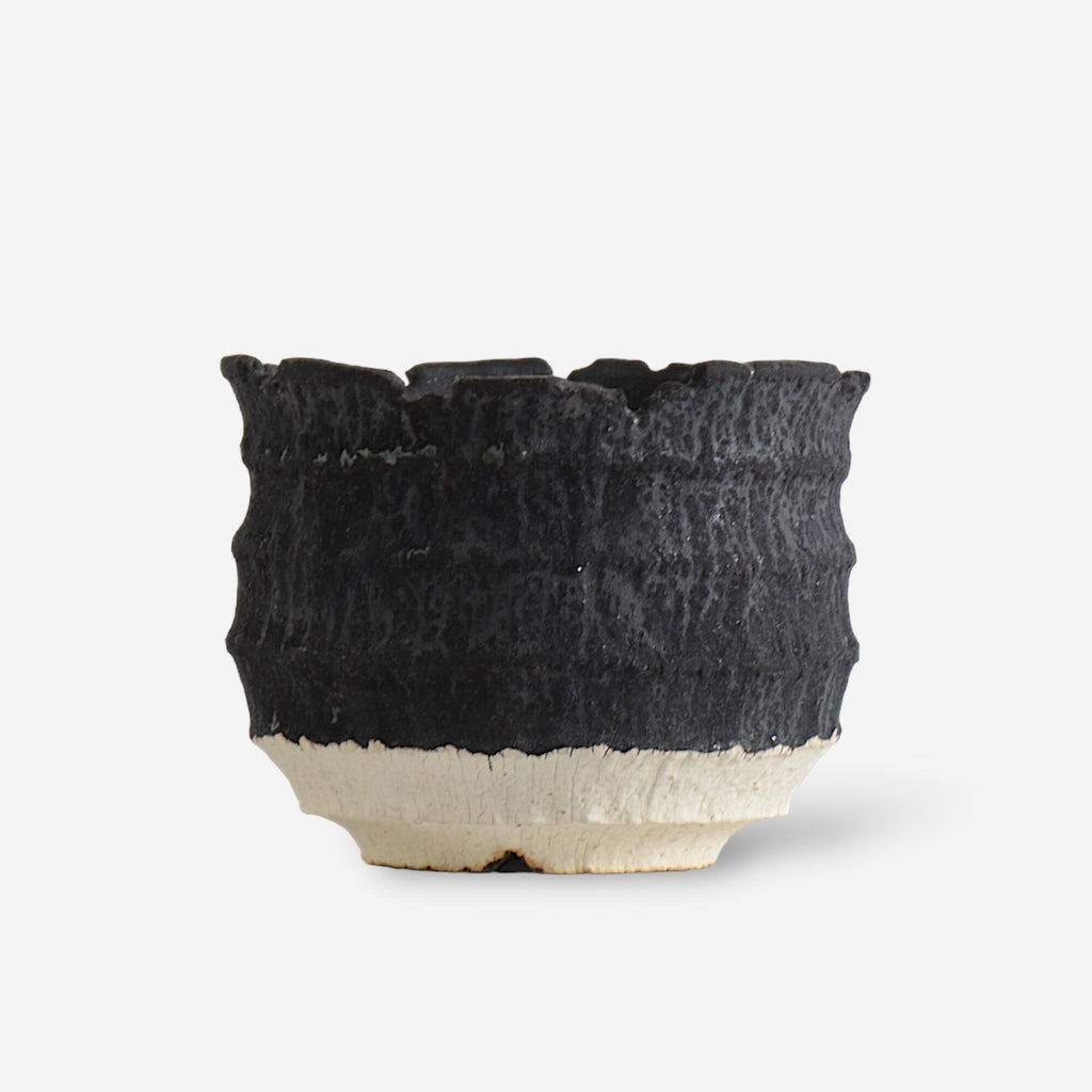 菊地元野 / AVOCADO BORDER ツートン 06 / L / 約φ13.5cm / 植木鉢