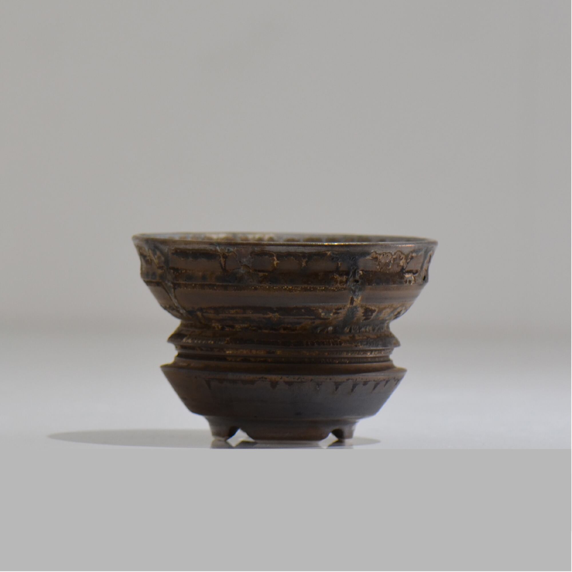 陶房Kibi / マルチエッジS03_02 / S / 約 φ9.6cm / 植木鉢