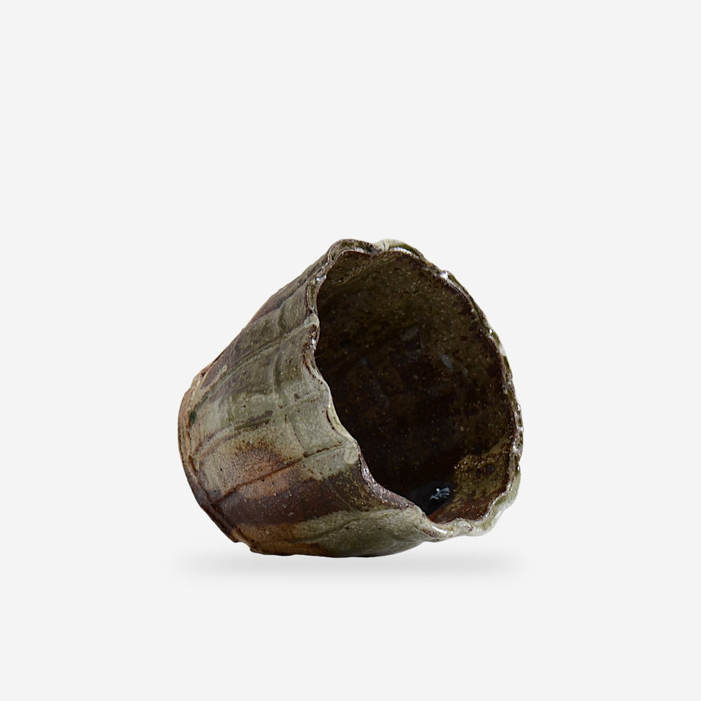 須釜 優子 / 伊賀輪花鉢 / Su12 / 約φ15.0cm / 植木鉢