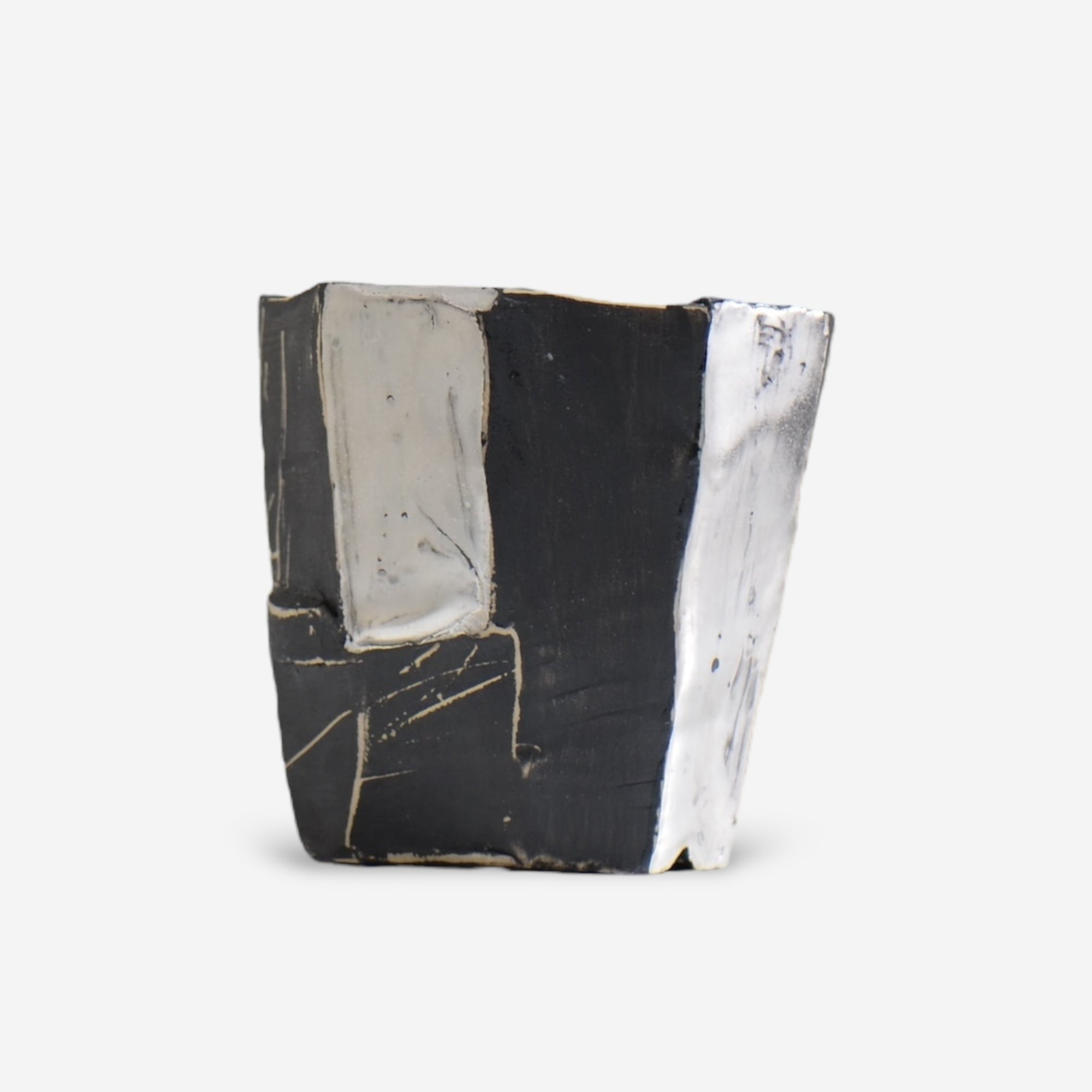 東絵里 kurogane02_03 / 銀彩 / M / 約φ10cm / 植木鉢