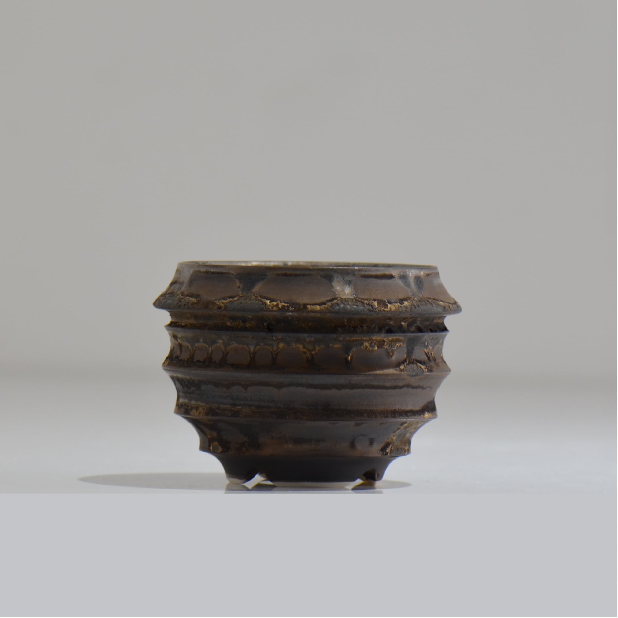 陶房Kibi / マルチエッジS04_04 / XS / 約 φ7.7cm / 植木鉢