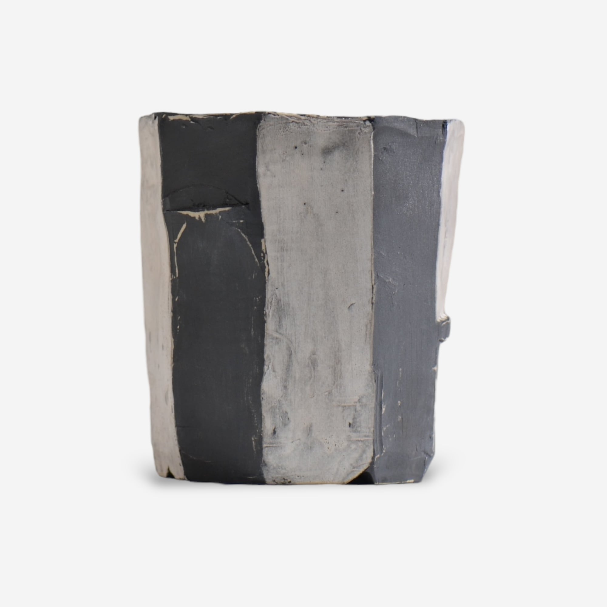 東絵里 kurogane02_07 / 銀彩 / L/ 約φ約11.5cm / 植木鉢