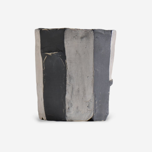 東絵里 kurogane02_07 / 銀彩 / L/ 約φ約11.5cm / 植木鉢