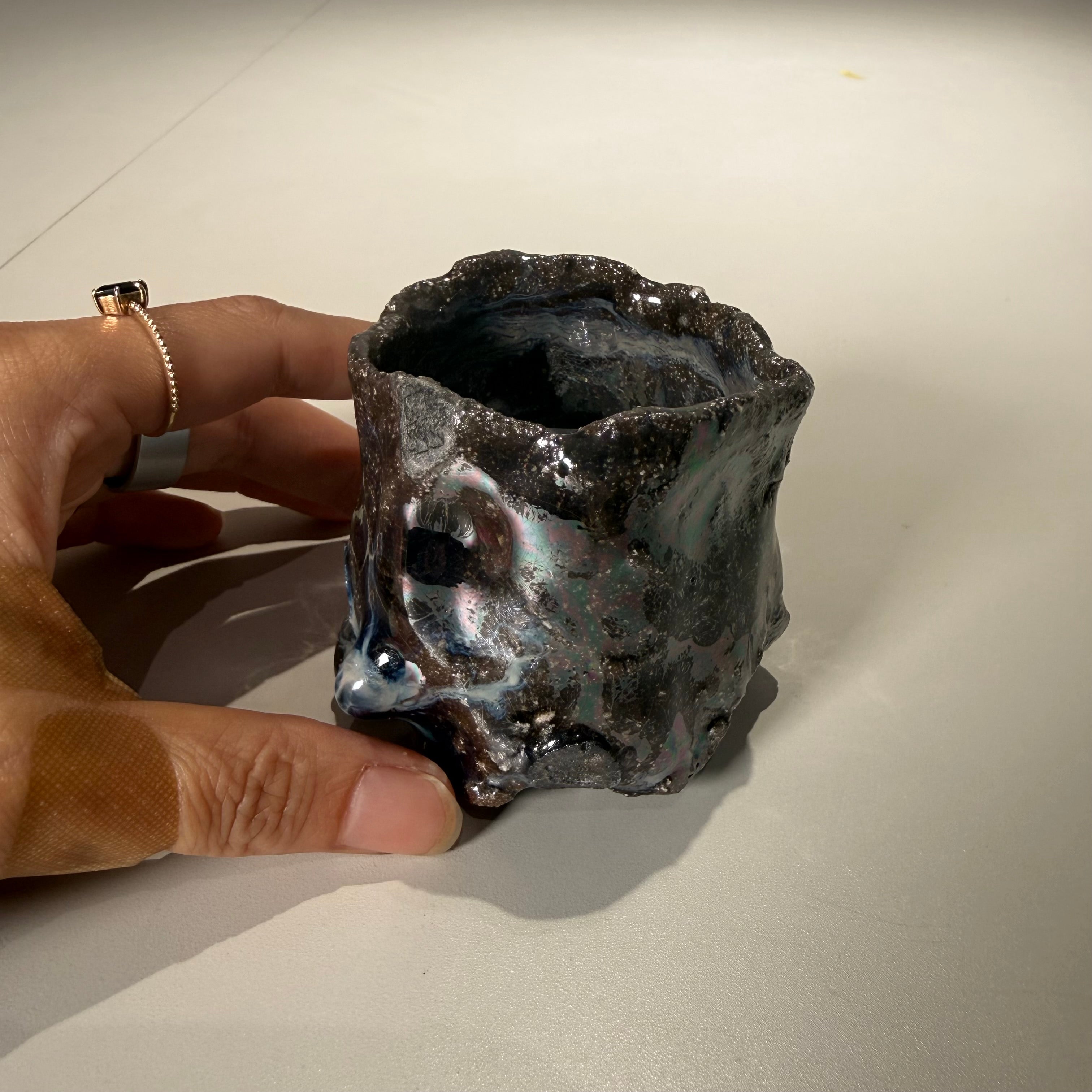 時代物 黒釉　高さ約32.4㎝ y619 28536_1_expand.jpg