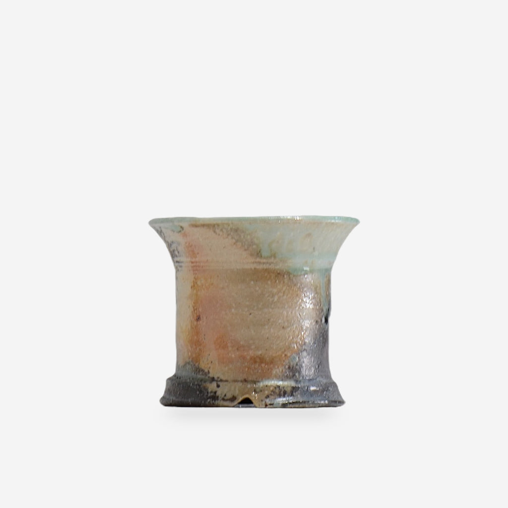 須釜 優子 / 伊賀ヘラ目鉢 / Su01/ 約φ9.0cm / 植木鉢