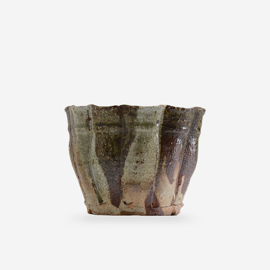 須釜 優子 / 伊賀輪花鉢 / Su12 / 約φ15.0cm / 植木鉢