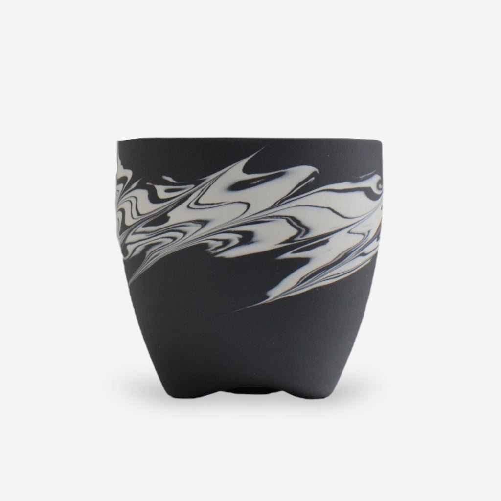 山本真郎 / 黒仙-kokusen008 / 約φ11.5cm / 植木鉢