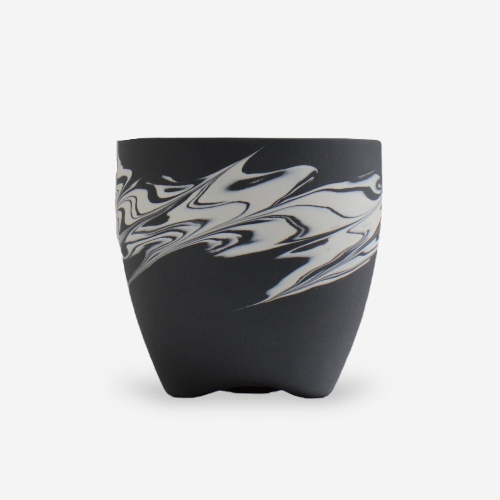 山本真郎 / 黒仙-kokusen008 / 約φ11.5cm / 植木鉢