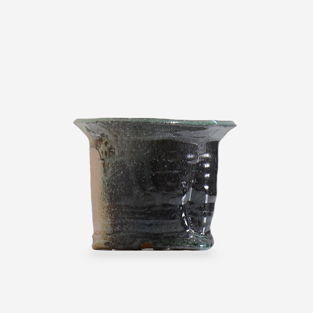 須釜 優子 / 伊賀ヘラ目鉢 / Su07 / 約φ13.0cm / 植木鉢