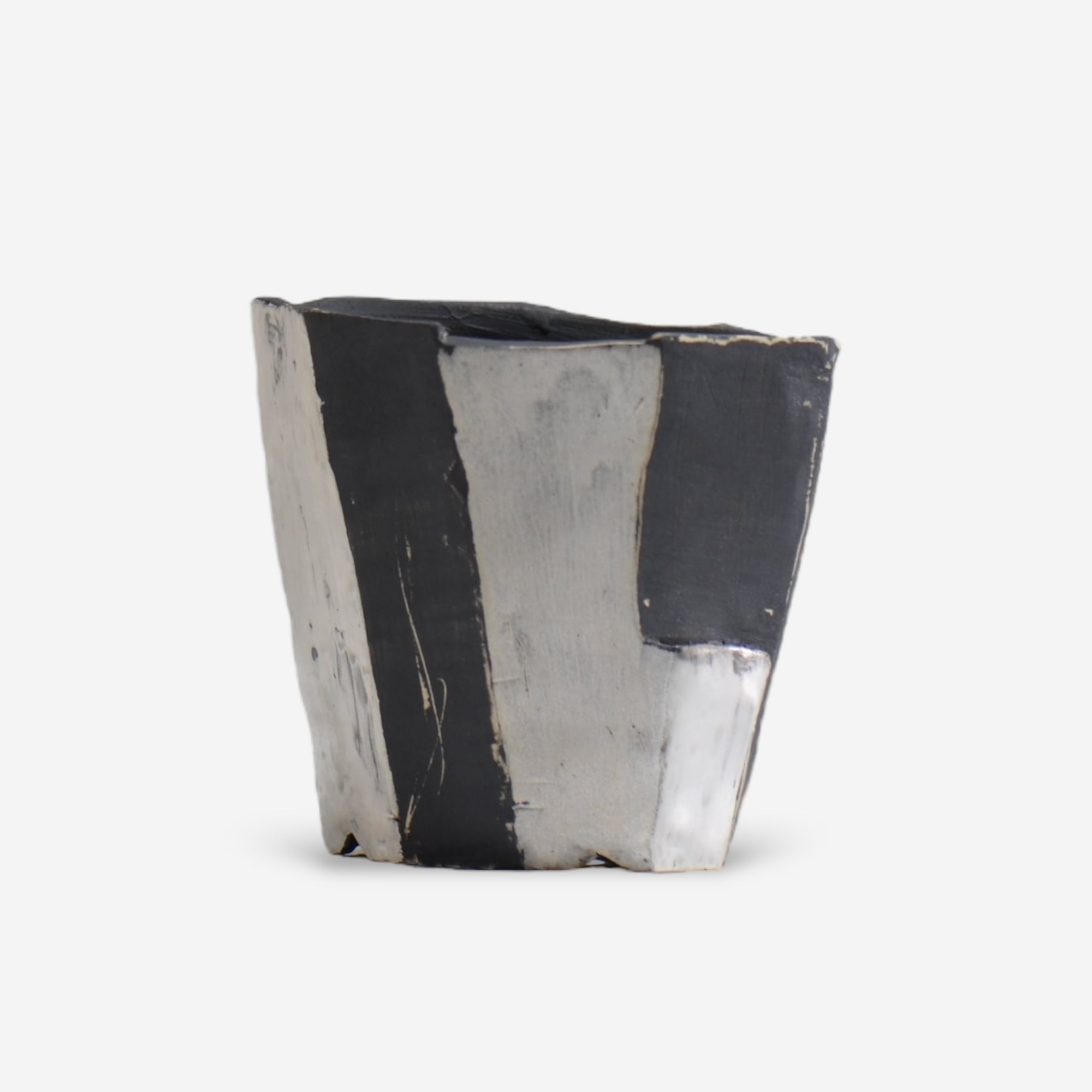 東絵里 kurogane02_03 / 銀彩 / M / 約φ10cm / 植木鉢