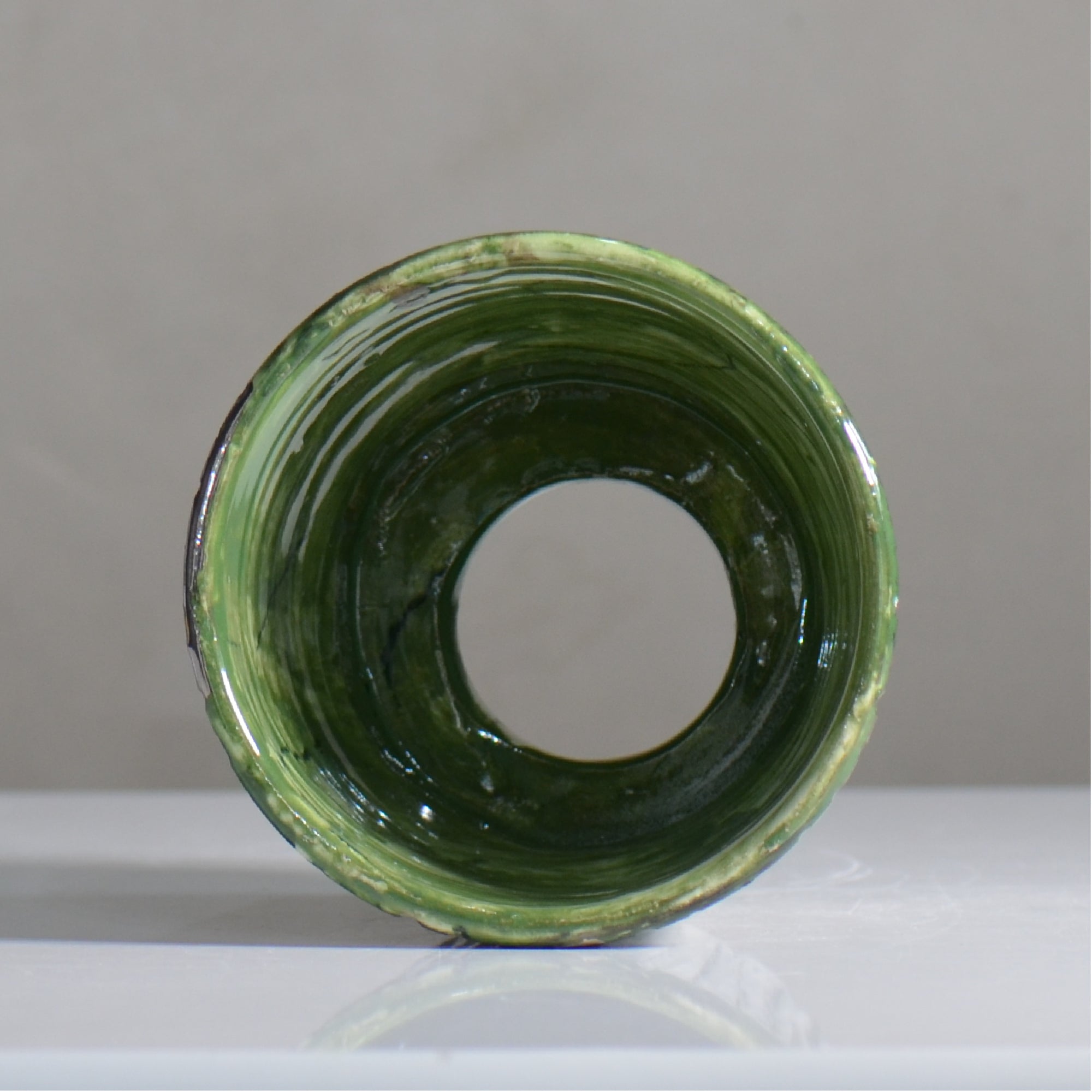 ハチラボ 植木鉢 東絵理 SHINRYOKU 深緑 約φ11.5cm 作家鉢 東絵理 / ae_01_m / SHINRYOKU / 約φ約12.7cm / 植木鉢 – ハチラボ
