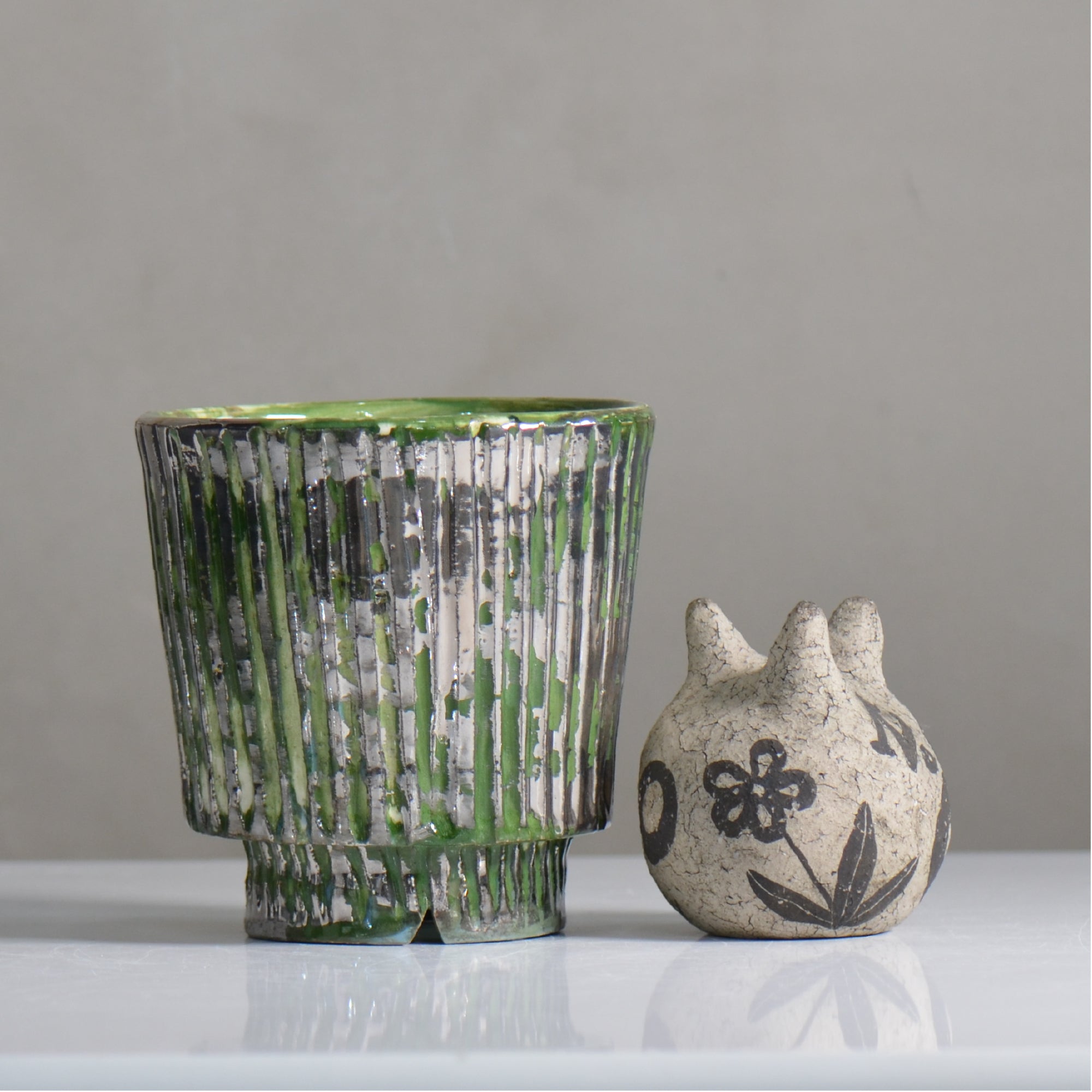 東絵理 /  ae_01_m / SHINRYOKU / 約φ約12.7cm / 植木鉢