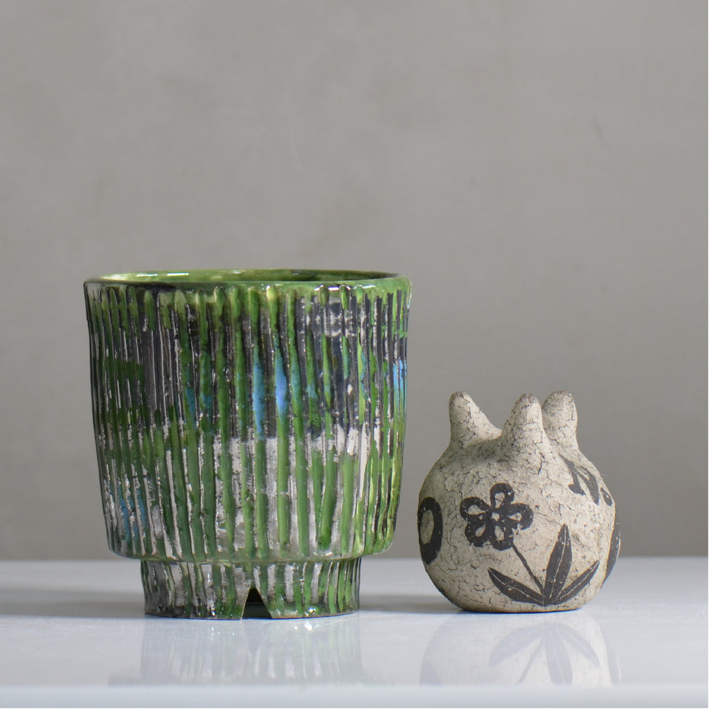 東絵理 / ae_03_m /  SHINRYOKU / 約φ約12.3cm / 植木鉢