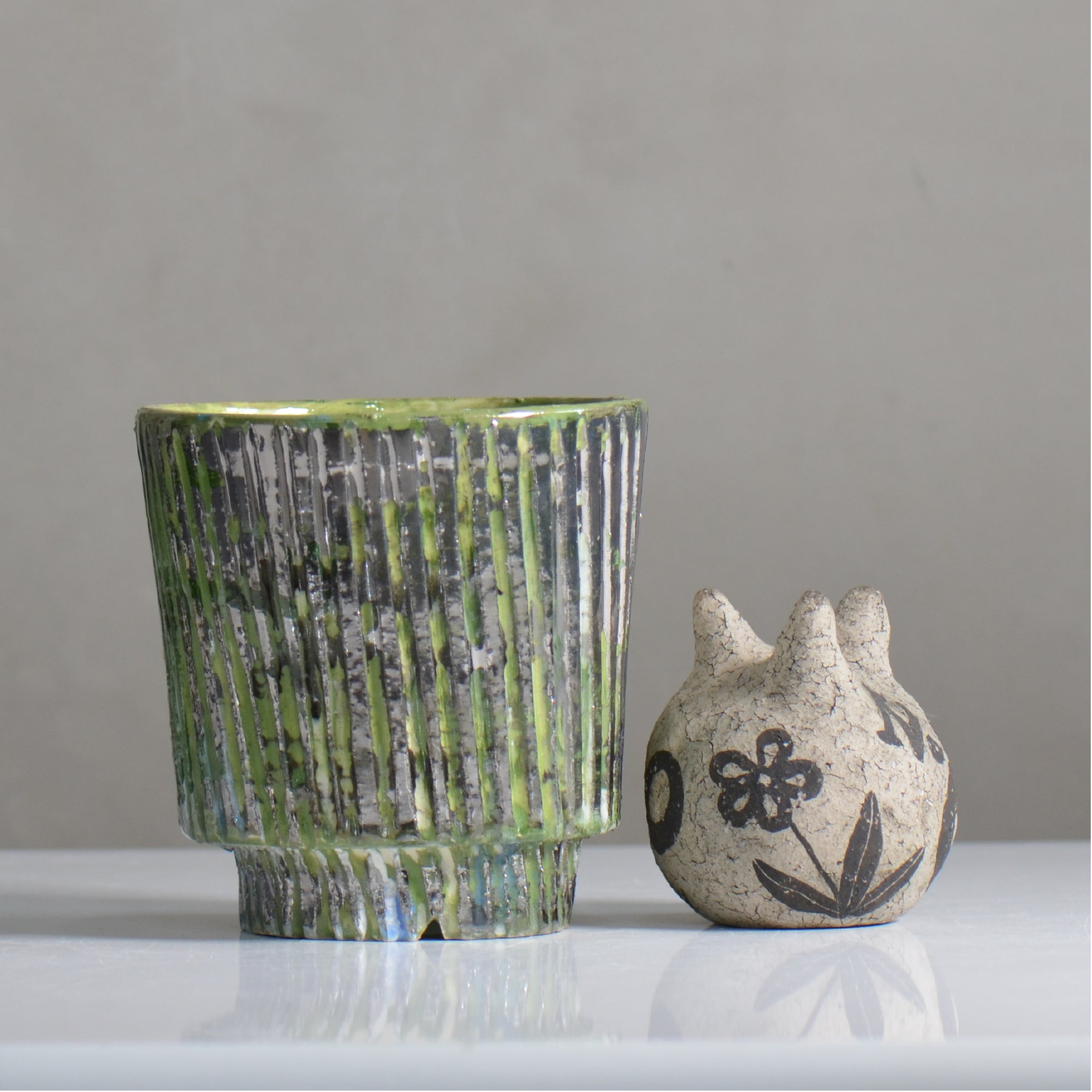 東絵理 /  ae_04_m /  SHINRYOKU / 約φ約12.5cm / 植木鉢