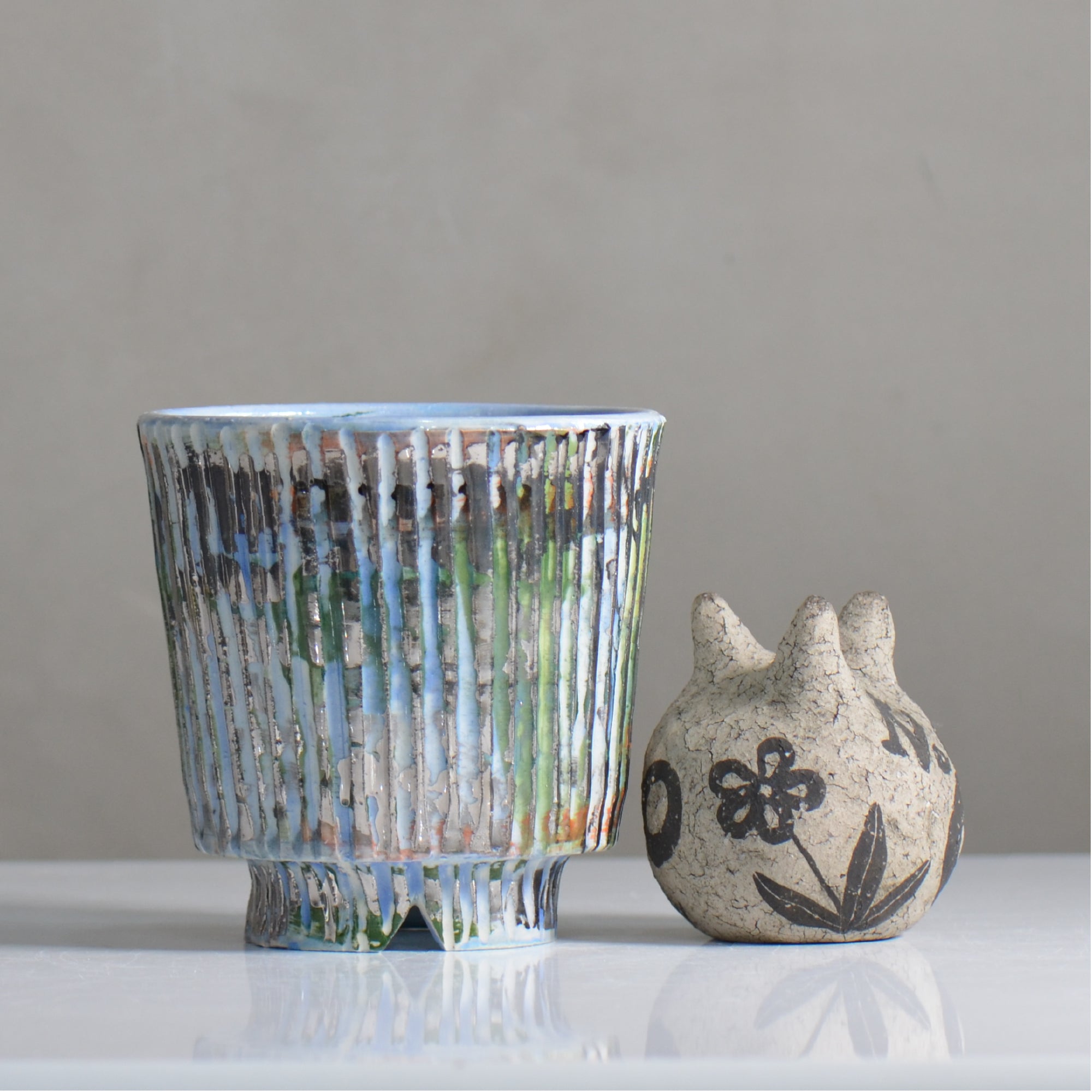 東絵理 /  ae_06_m / SAWAKAZE / 約φ約12.5cm / 植木鉢