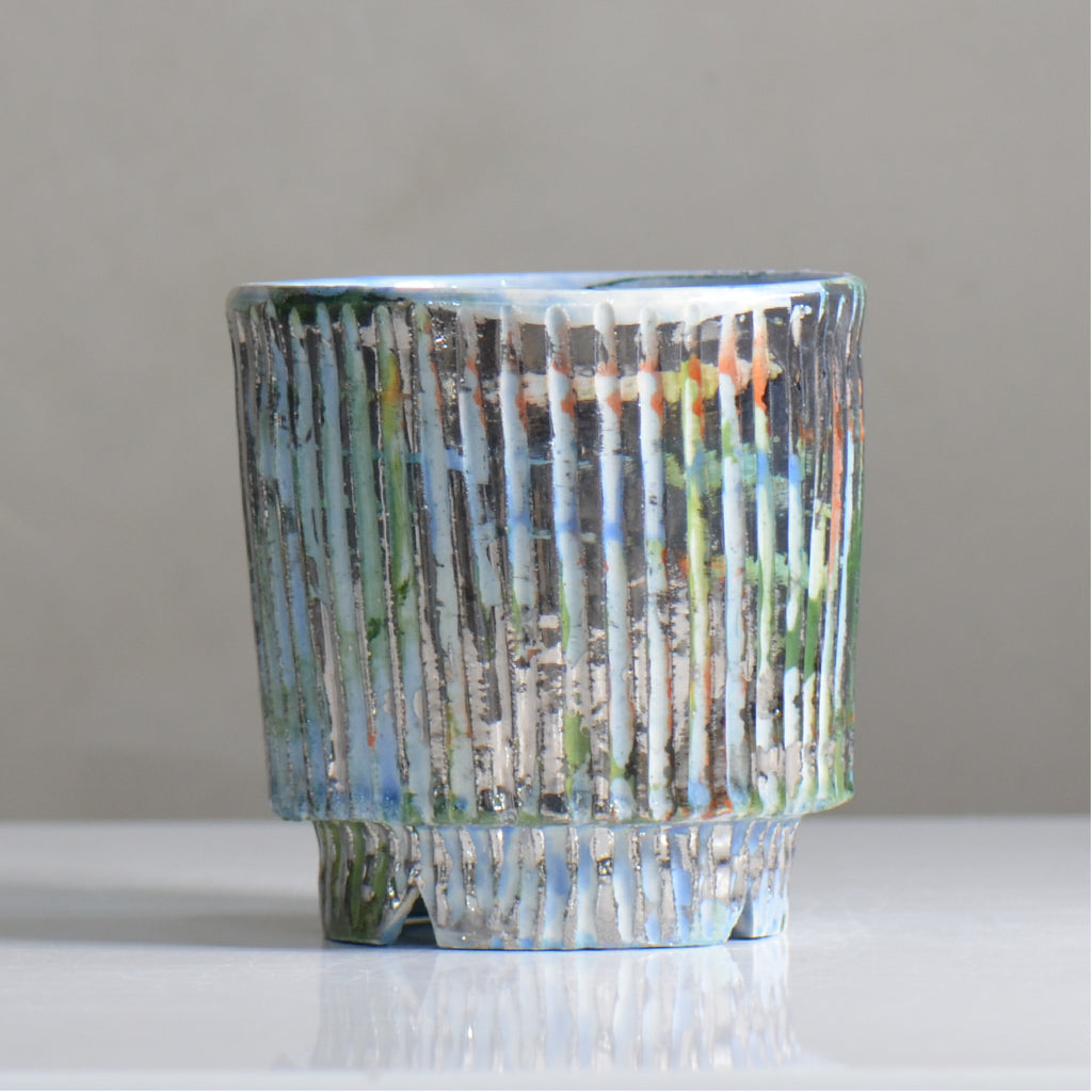 東絵理 /  ae_08_m / SAWAKAZE / 約φ約12.5cm / 植木鉢