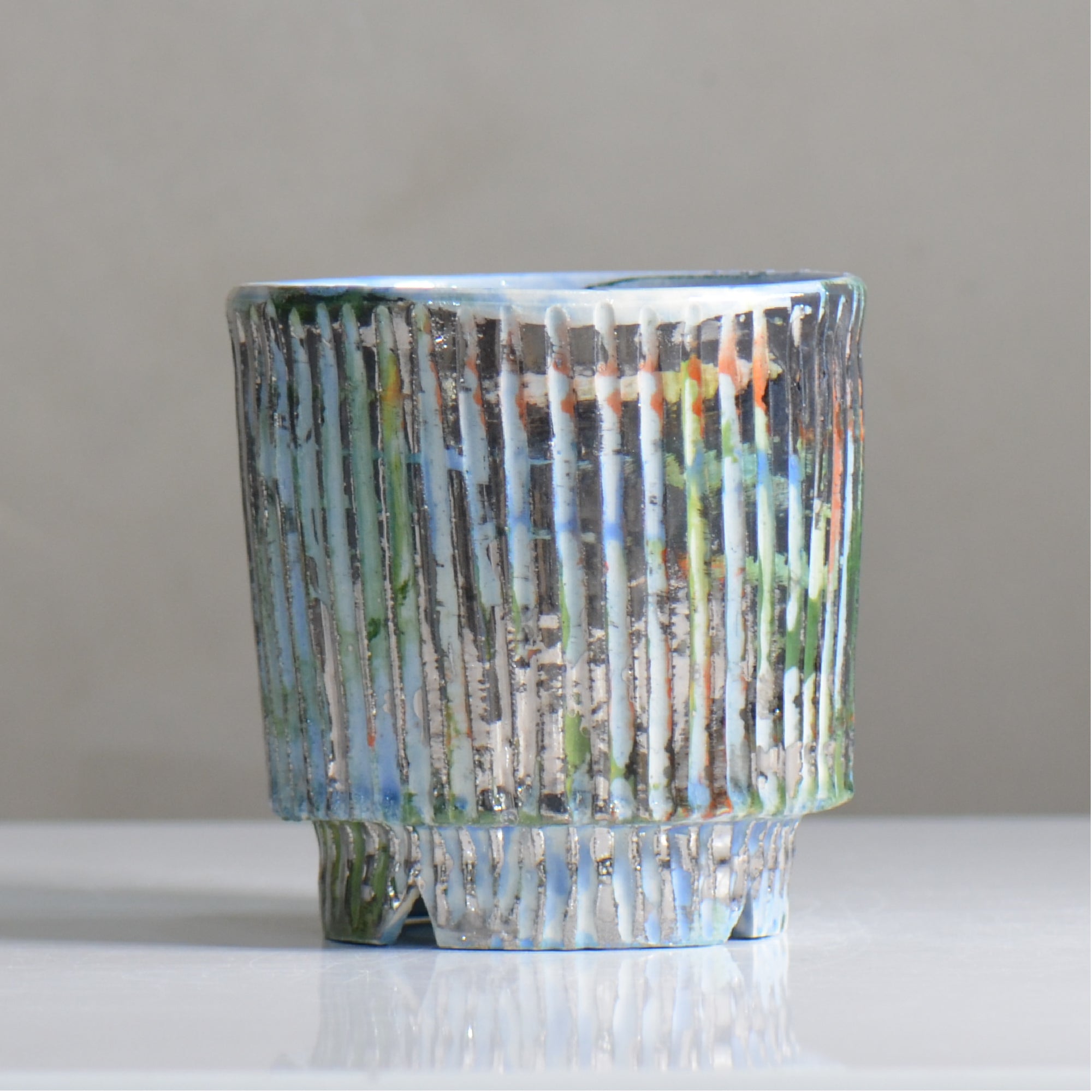 東絵理 /  ae_08_m / SAWAKAZE / 約φ約12.5cm / 植木鉢