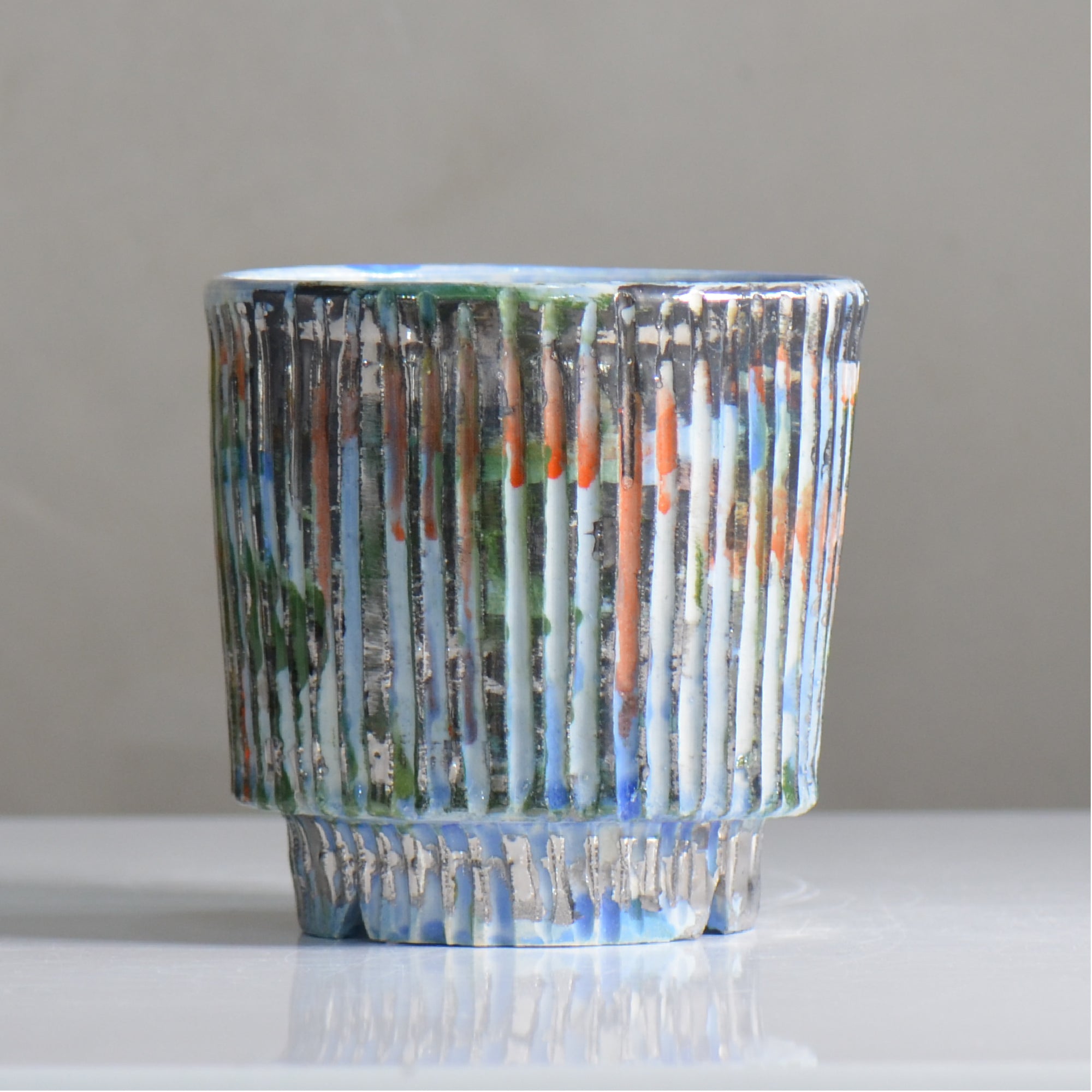 東絵理 /  ae_08_m / SAWAKAZE / 約φ約12.5cm / 植木鉢