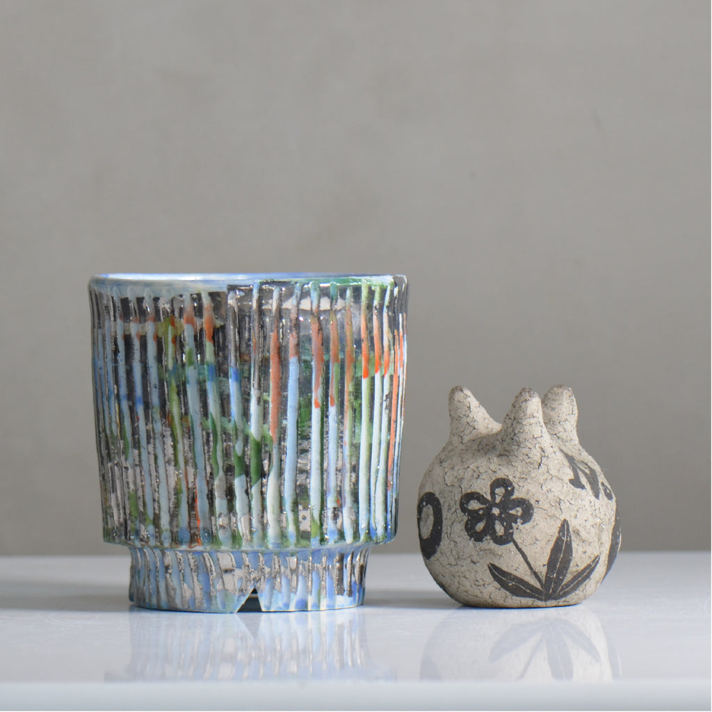 東絵理 /  ae_08_m / SAWAKAZE / 約φ約12.5cm / 植木鉢