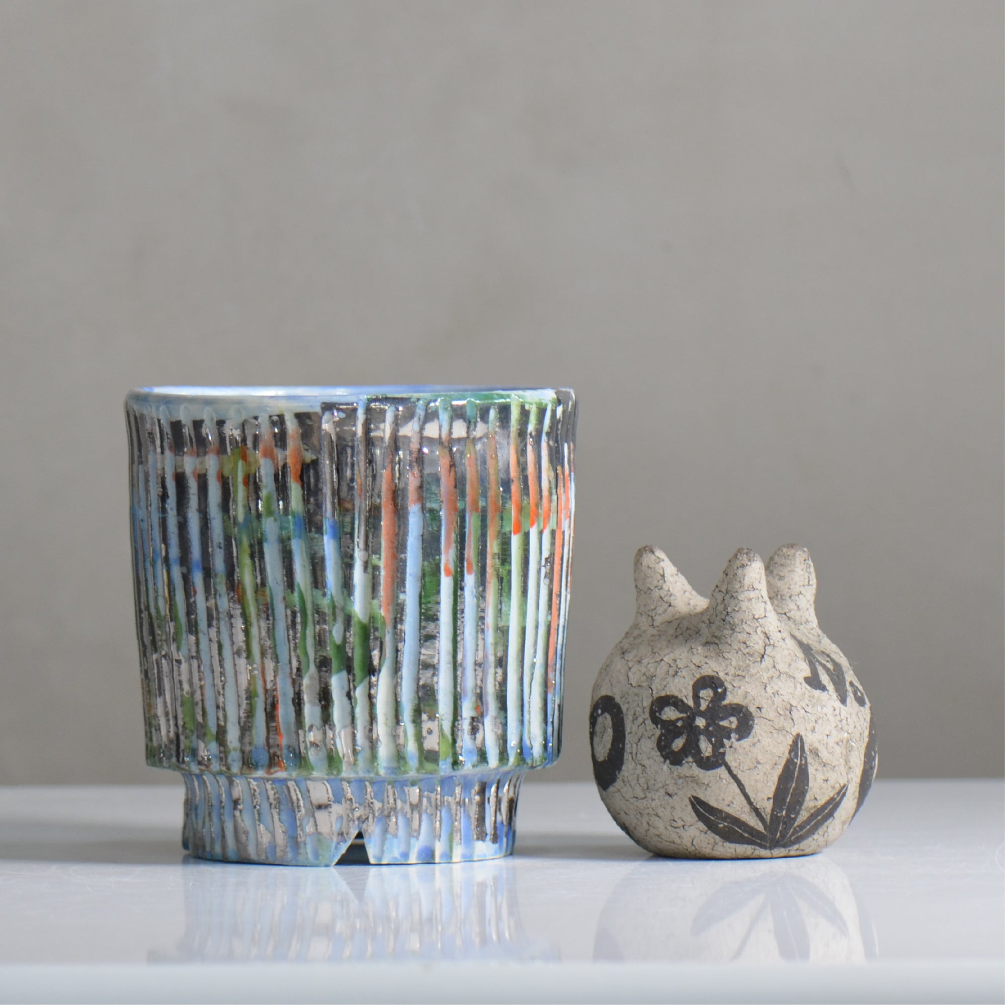 東絵理 /  ae_08_m / SAWAKAZE / 約φ約12.5cm / 植木鉢
