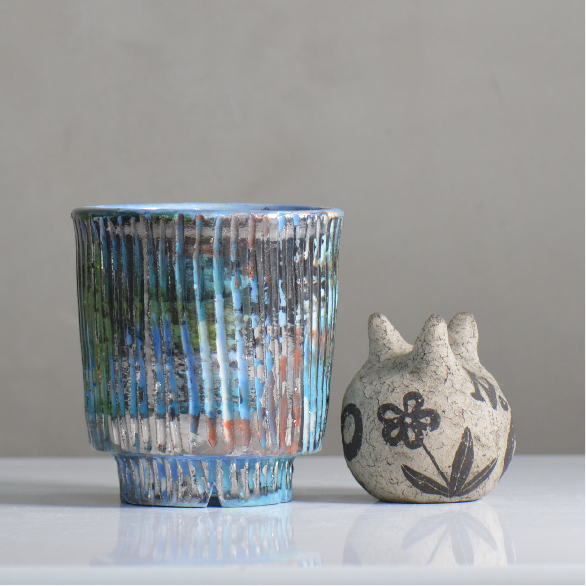 東絵理 /  ae_09_s / SAWAKAZE / 約φ約11.7cm / 植木鉢