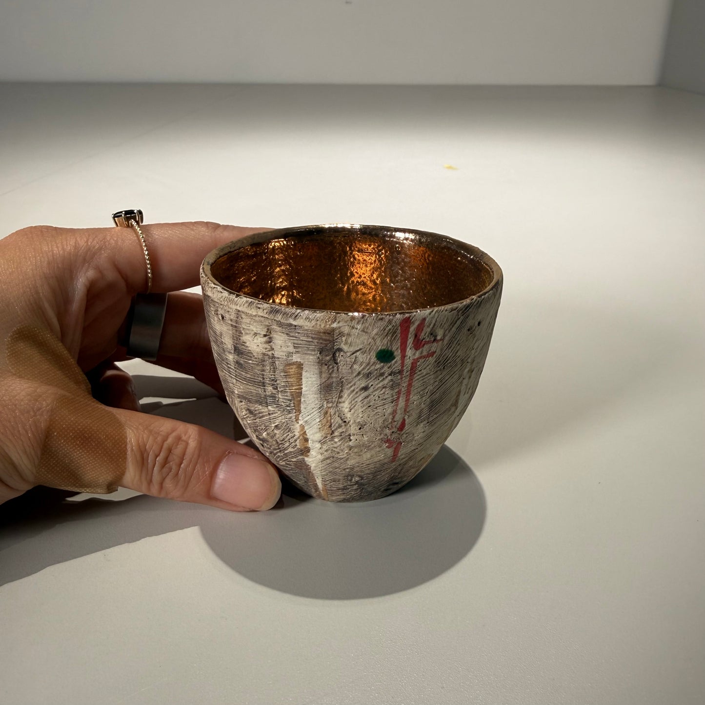 沼野秀章 / 刻む音 酒杯（金） / nh_03