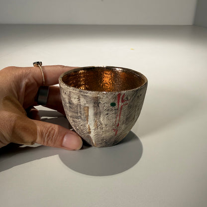 沼野秀章 / 刻む音 酒杯（金） / nh_03