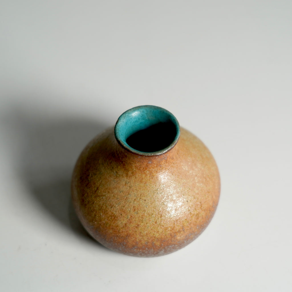 照鉢-terrace cotta- / 凛 / tk5_ichi03_xs / 口径約2.7cm / 一輪挿し