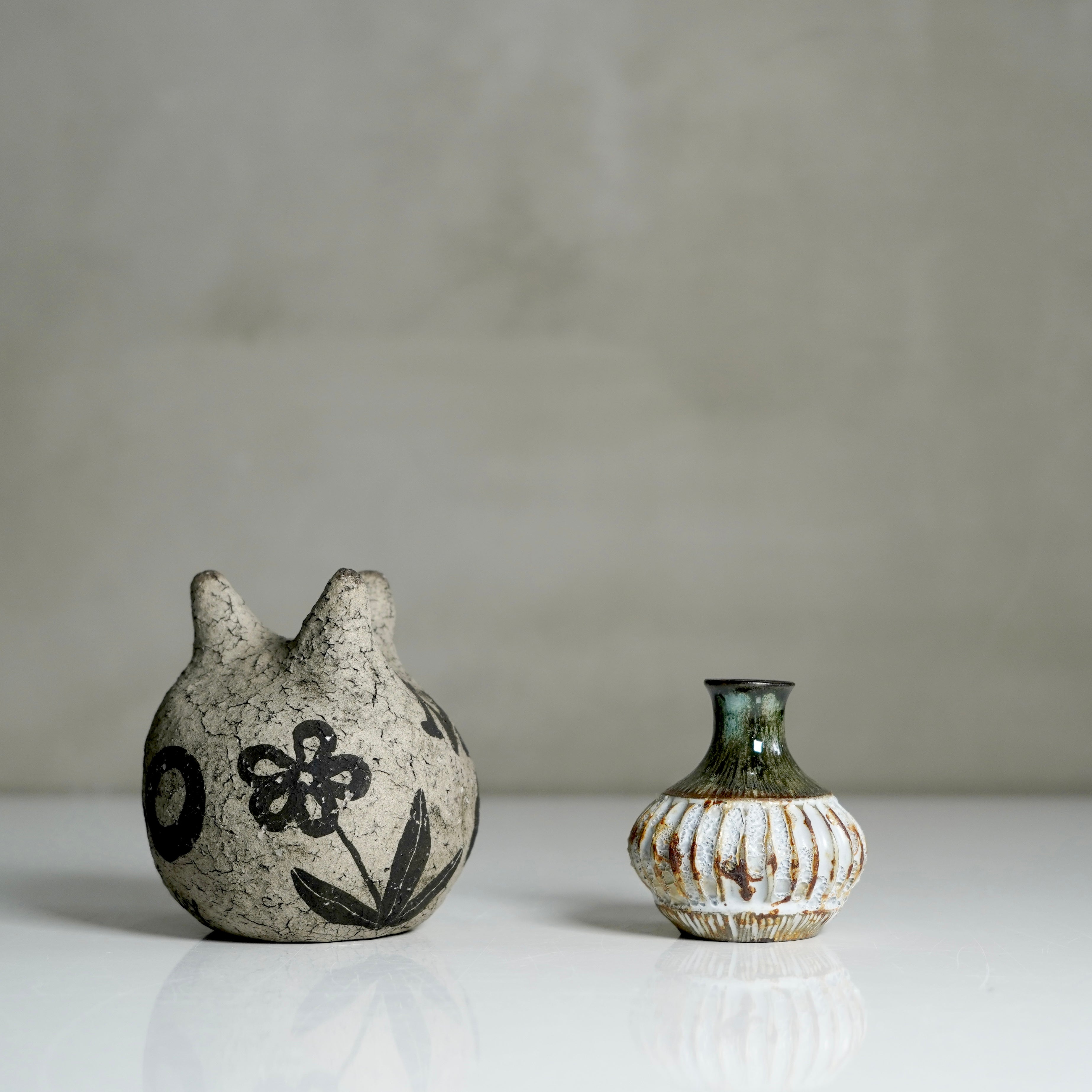 照鉢-terrace cotta- / Genesis obelisk
 / tk5_ichi01_xs / 口径約2cm / 一輪挿し