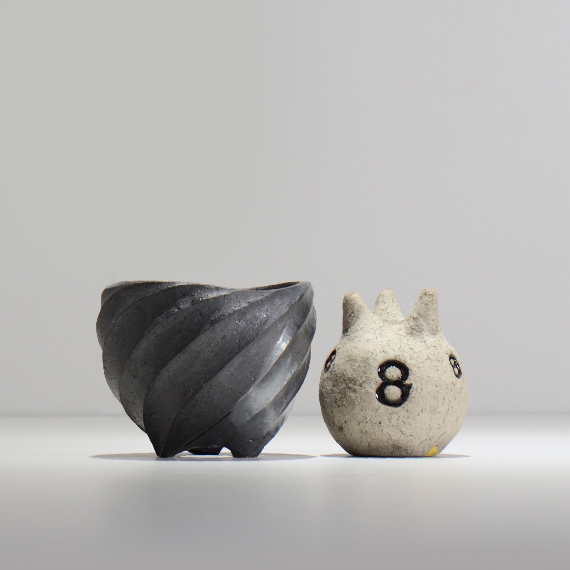 沖誠 / SPIIRAL_SILVER_01 / 約φ11.4cm  / 植木鉢