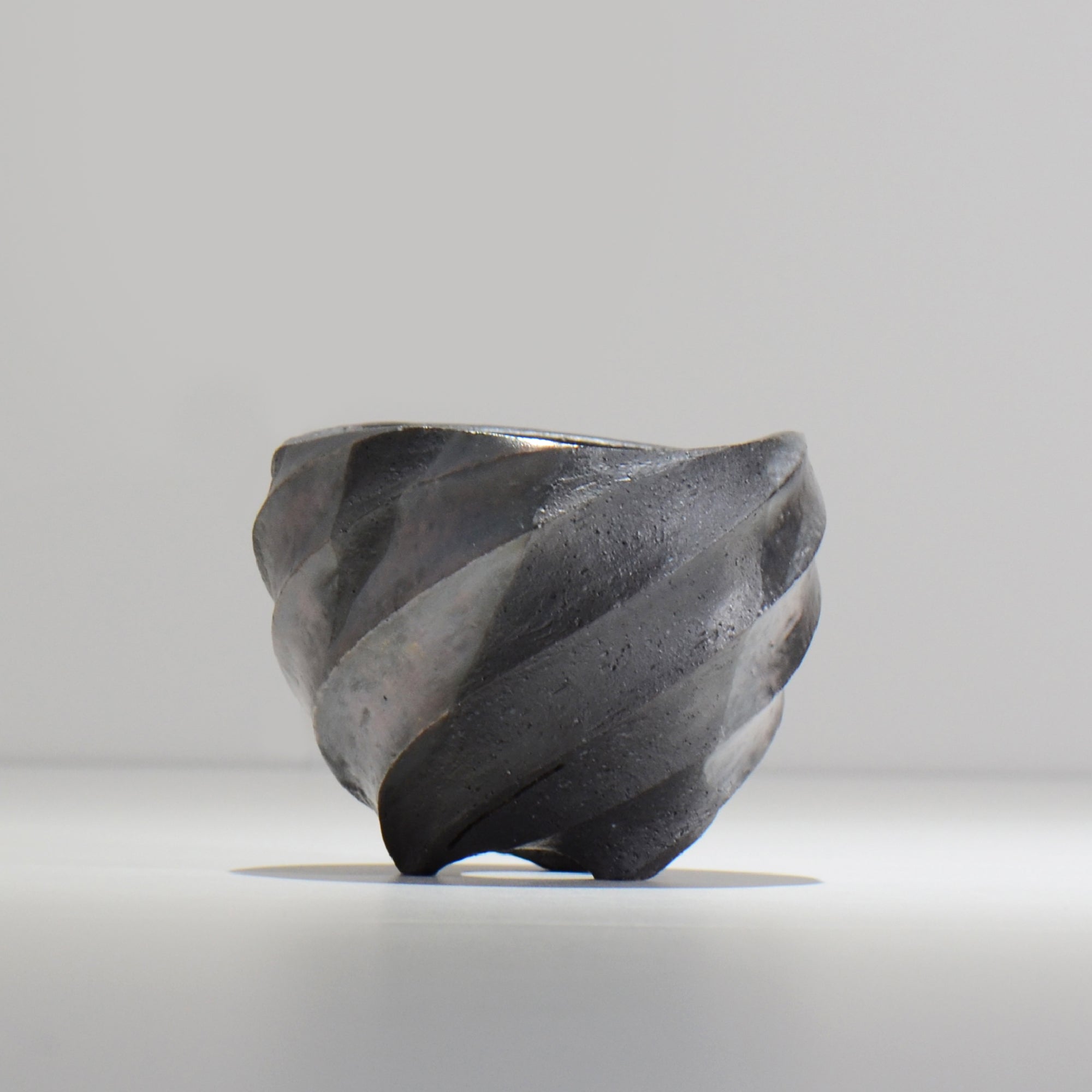 沖誠 / SPIIRAL_SILVER_02 / 約φ11.2cm  / 植木鉢