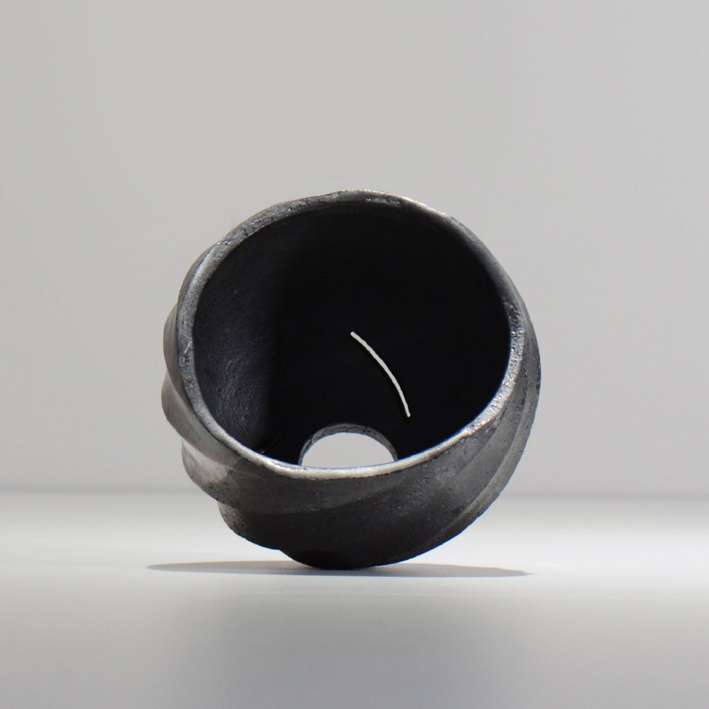 沖誠 / SPIIRAL_SILVER_02 / 約φ11.2cm  / 植木鉢