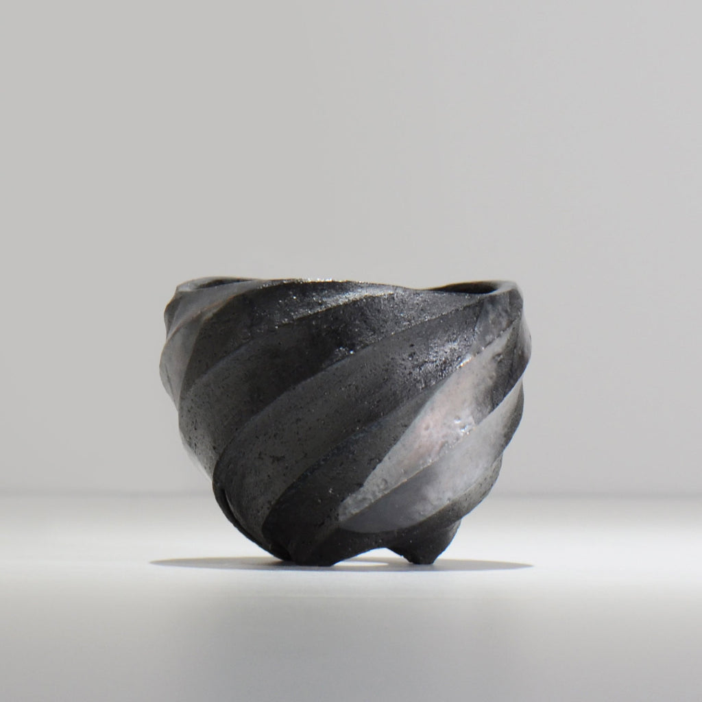 沖誠 / SPIIRAL_SILVER_03 / 約φ11.3cm  / 植木鉢