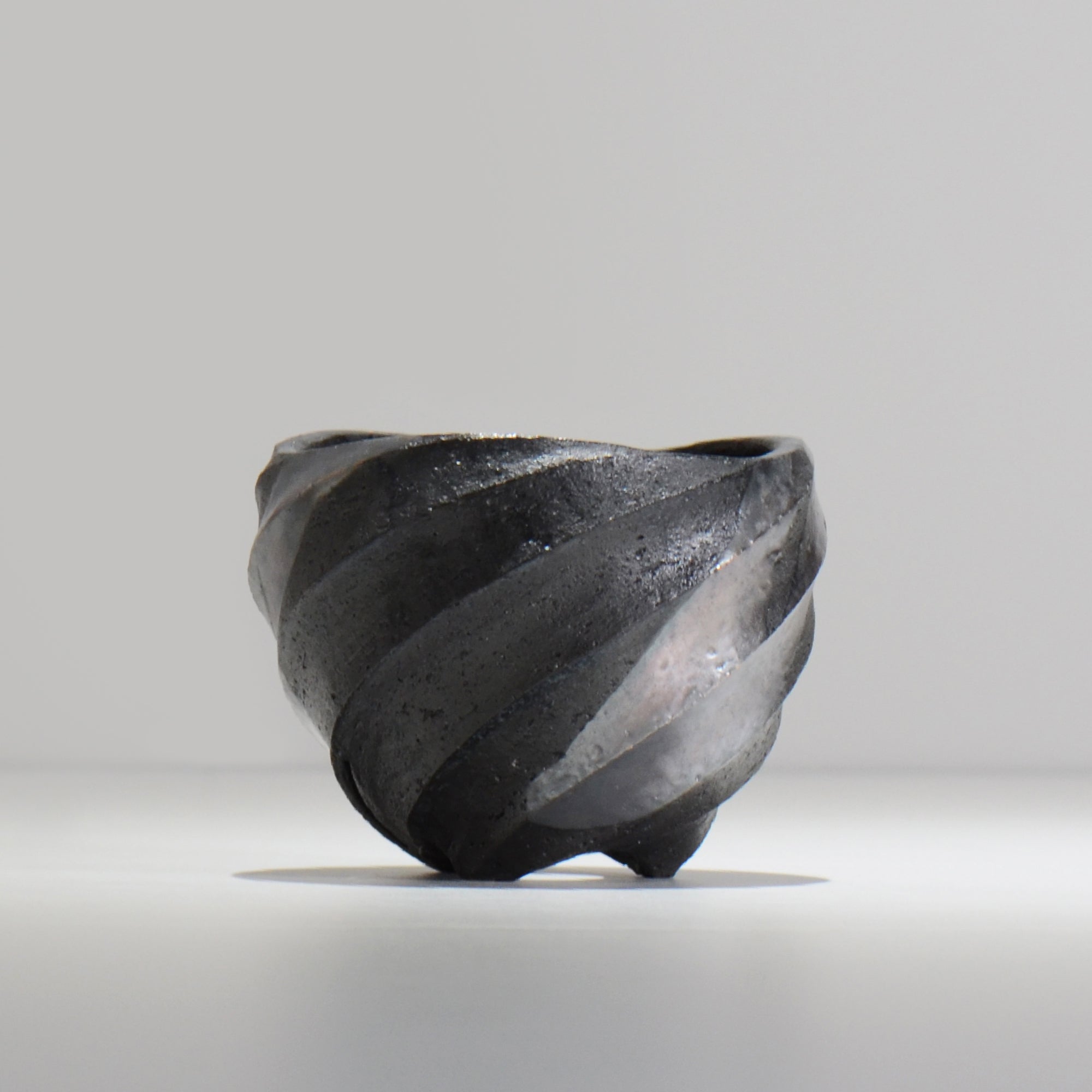 沖誠 / SPIIRAL_SILVER_03 / 約φ11.3cm  / 植木鉢