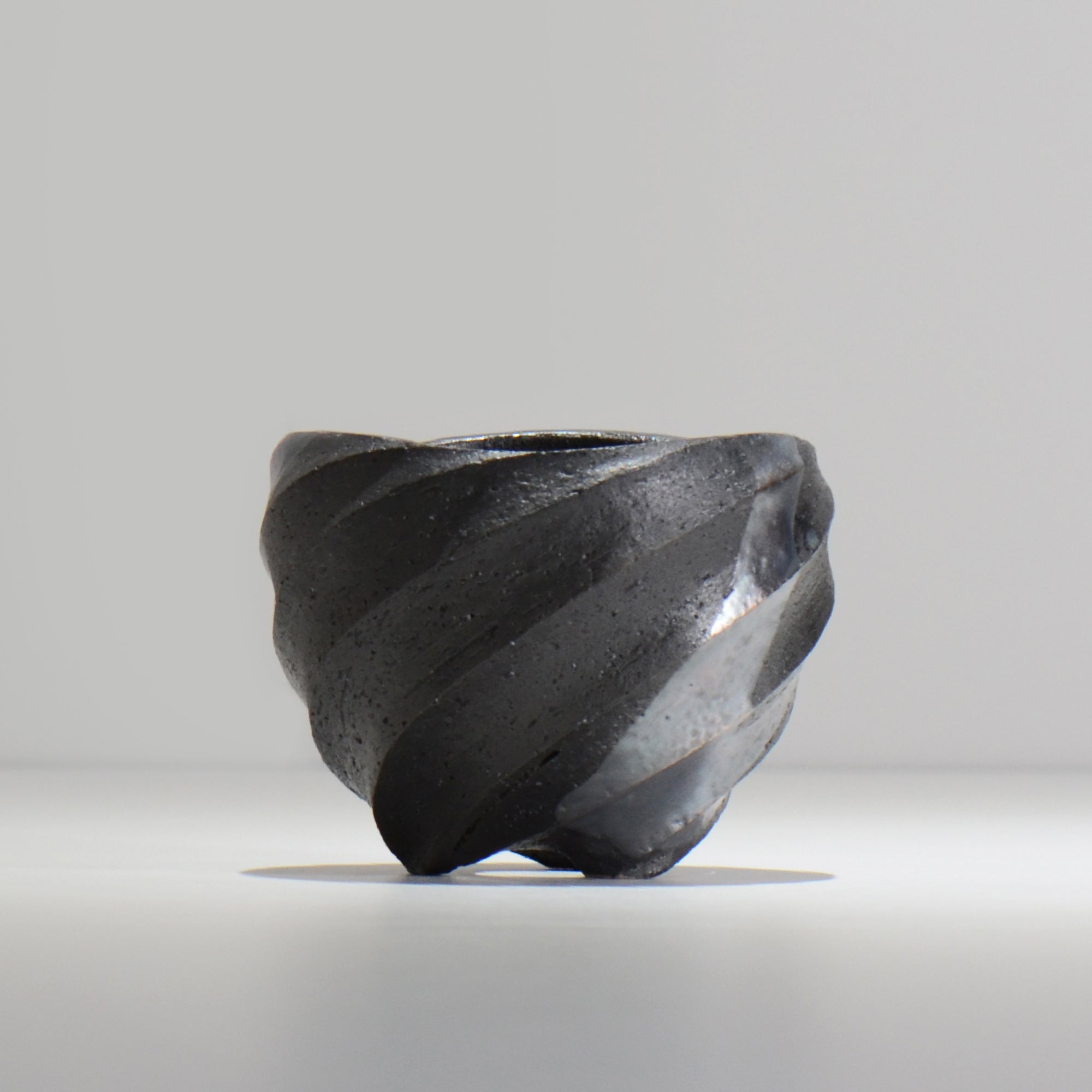 沖誠 / SPIIRAL_SILVER_03 / 約φ11.3cm  / 植木鉢