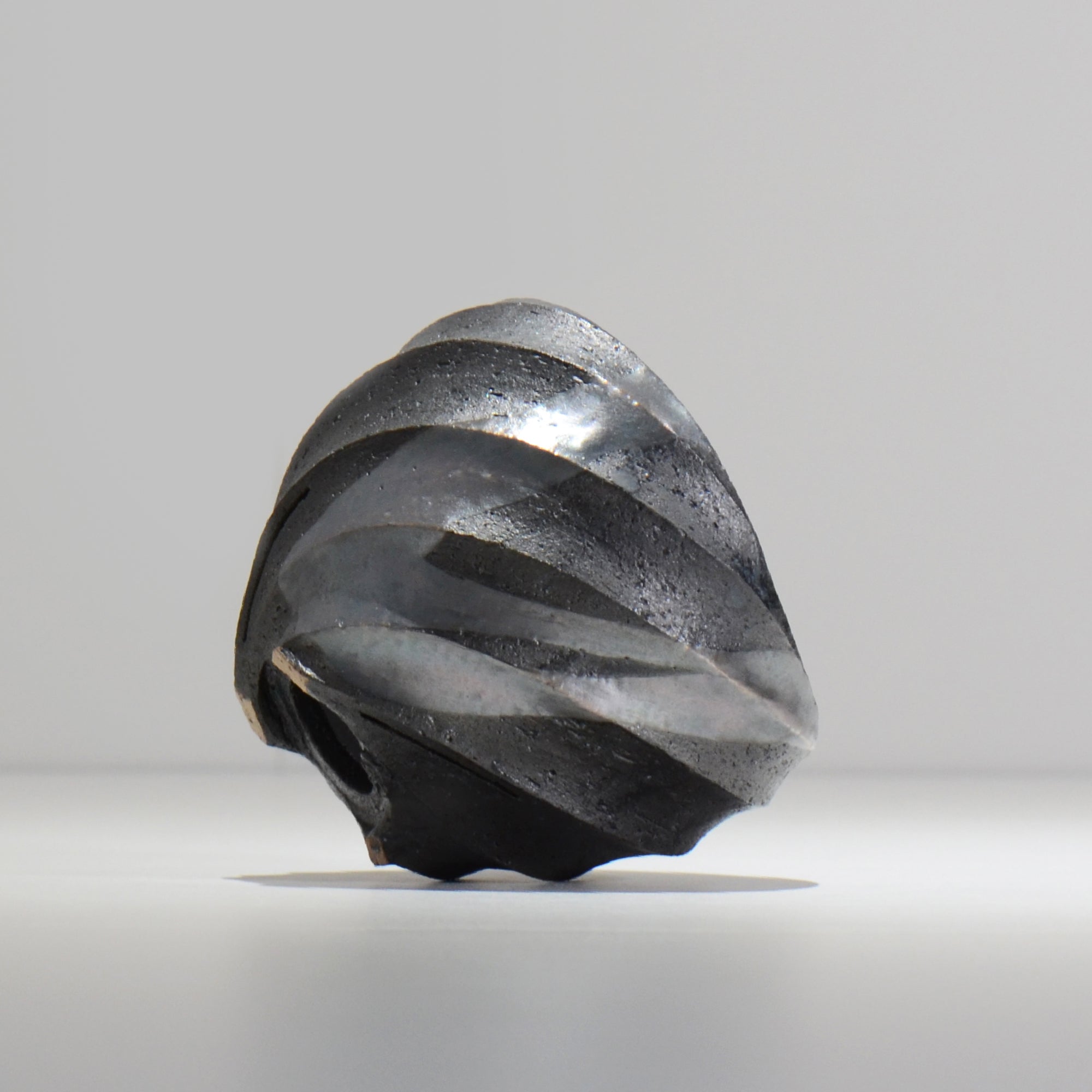 沖誠 / SPIIRAL_SILVER_03 / 約φ11.3cm  / 植木鉢