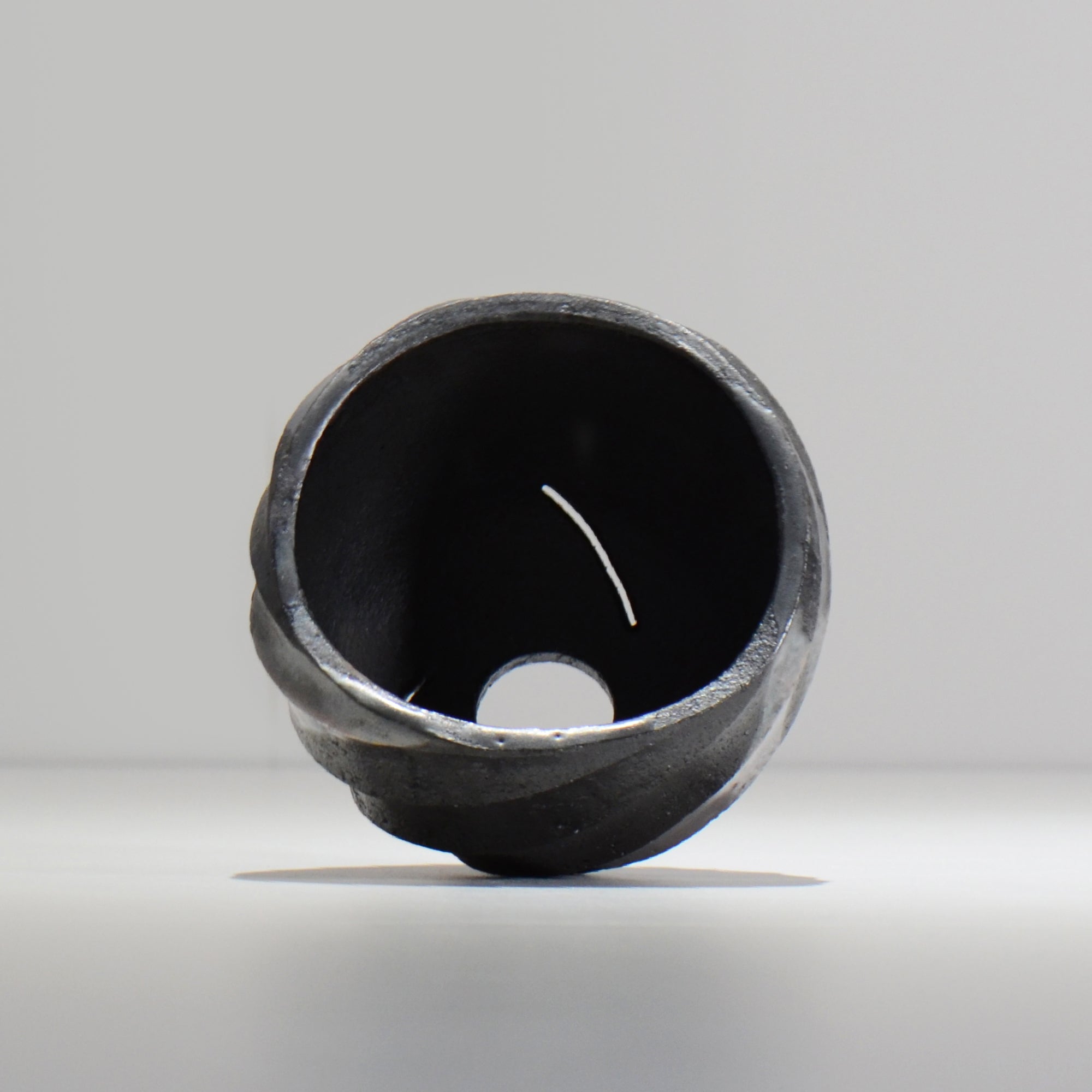 沖誠 / SPIIRAL_SILVER_03 / 約φ11.3cm  / 植木鉢