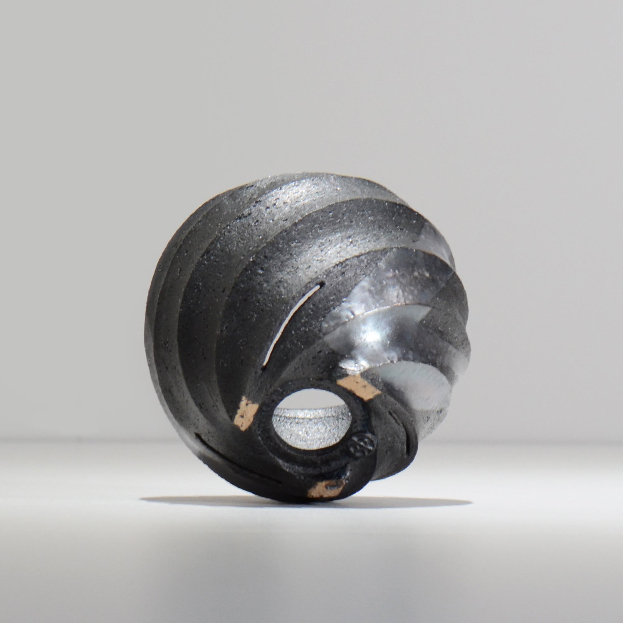 沖誠 / SPIIRAL_SILVER_03 / 約φ11.3cm  / 植木鉢
