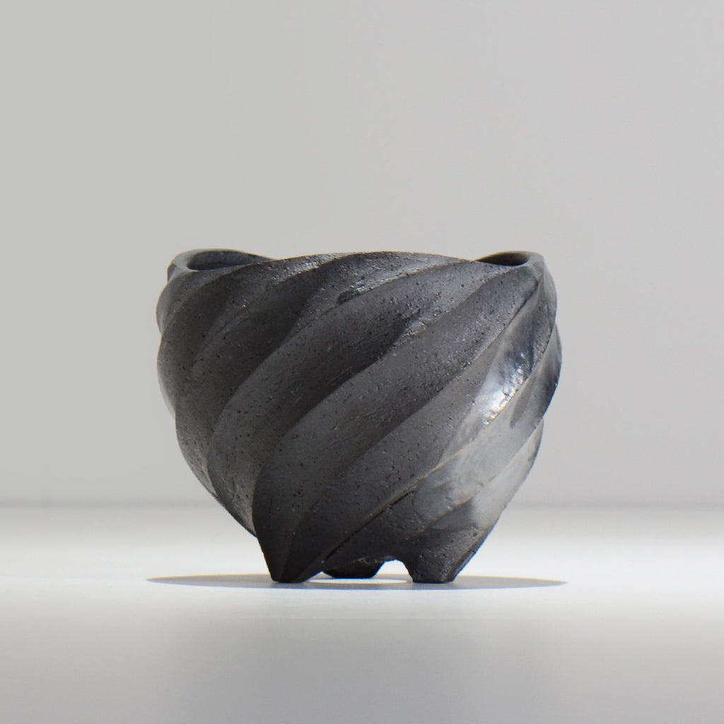 沖誠 / SPIIRAL_SILVER_04 / 約φ11cm  / 植木鉢