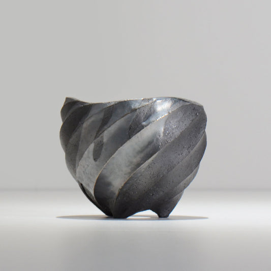 沖誠 / SPIIRAL_SILVER_04 / 約φ11cm  / 植木鉢