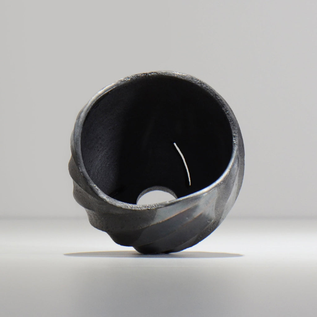 沖誠 / SPIIRAL_SILVER_04 / 約φ11cm  / 植木鉢