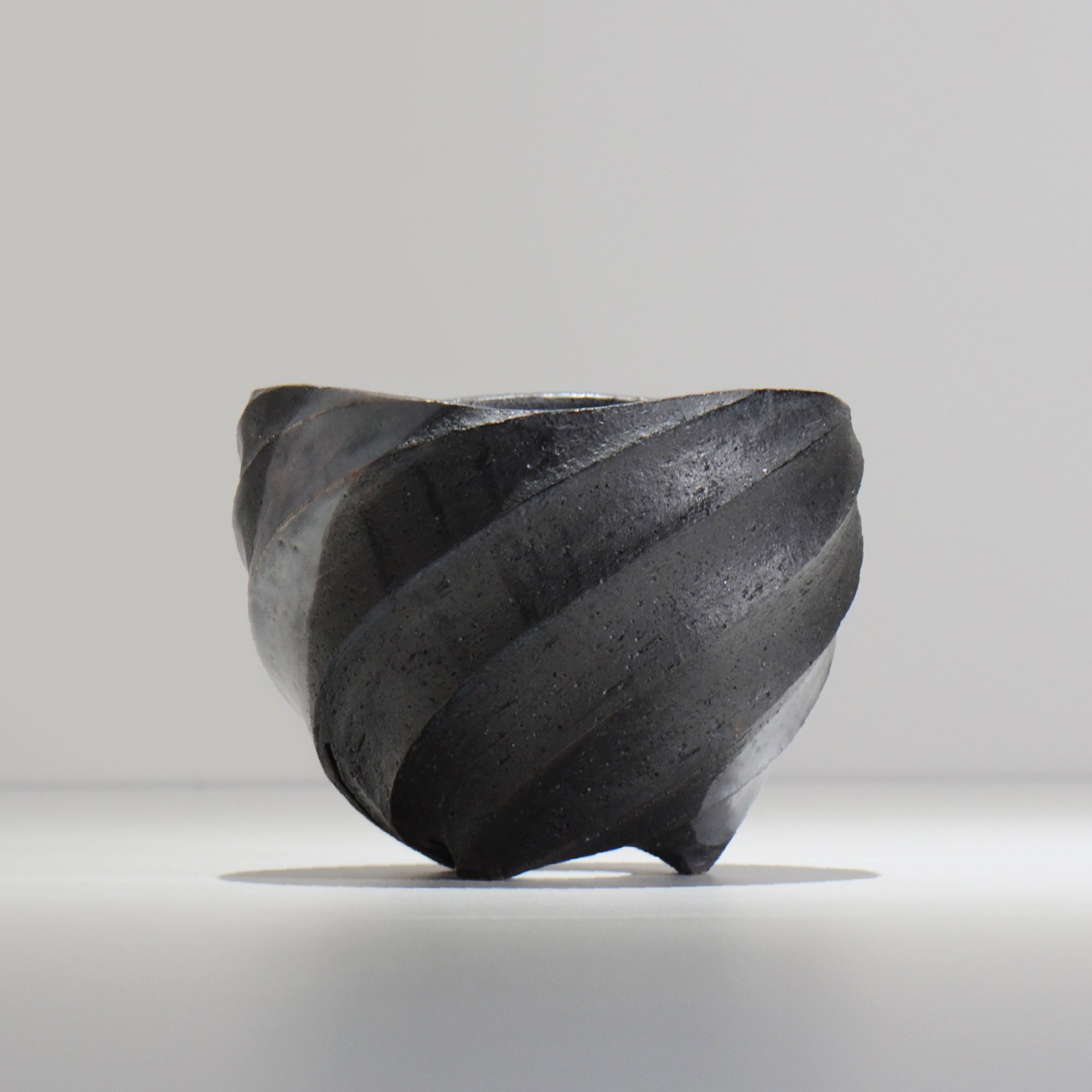 沖誠 / SPIIRAL_SILVER_09 / 約φ14.4cm  / 植木鉢