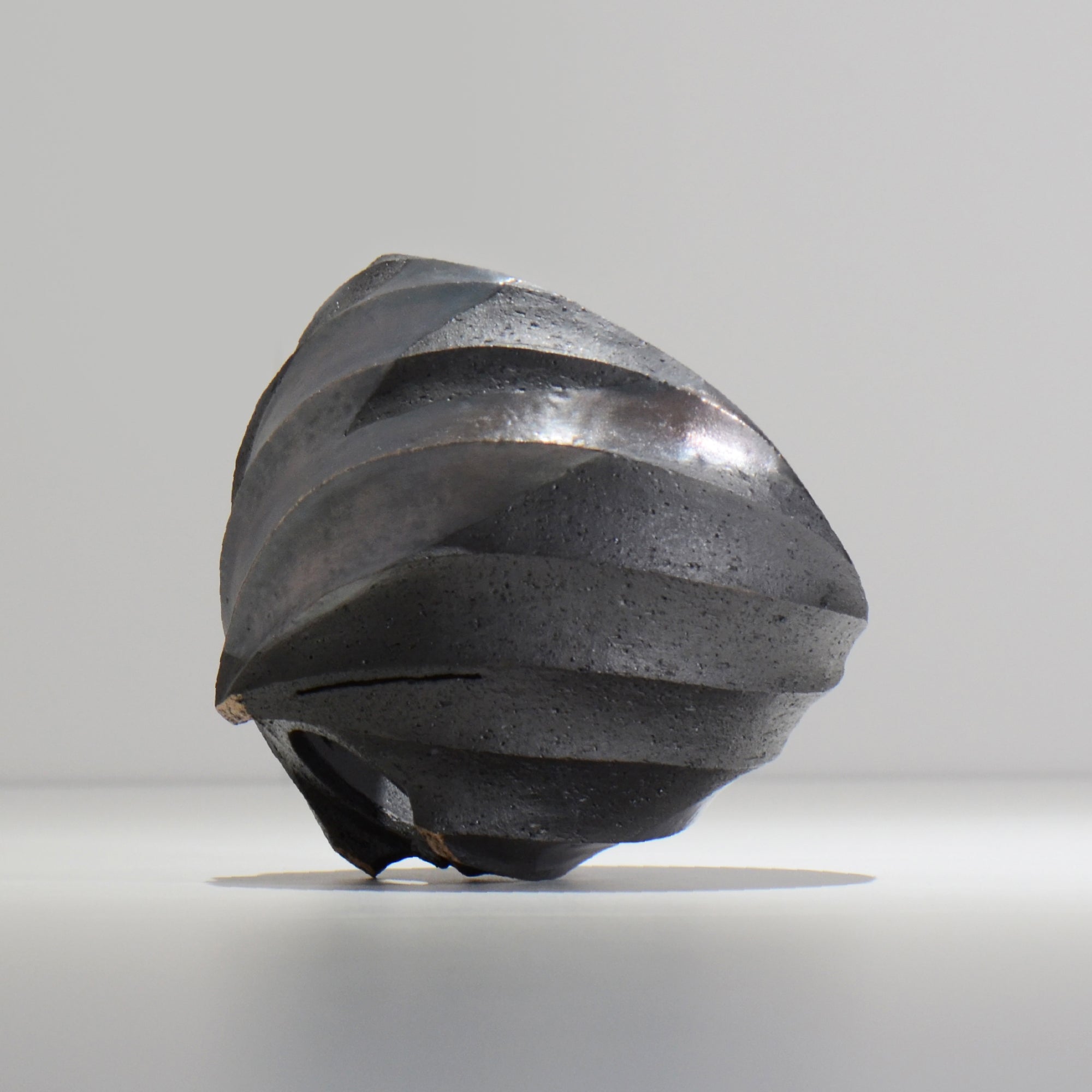 沖誠 / SPIIRAL_SILVER_09 / 約φ14.4cm  / 植木鉢