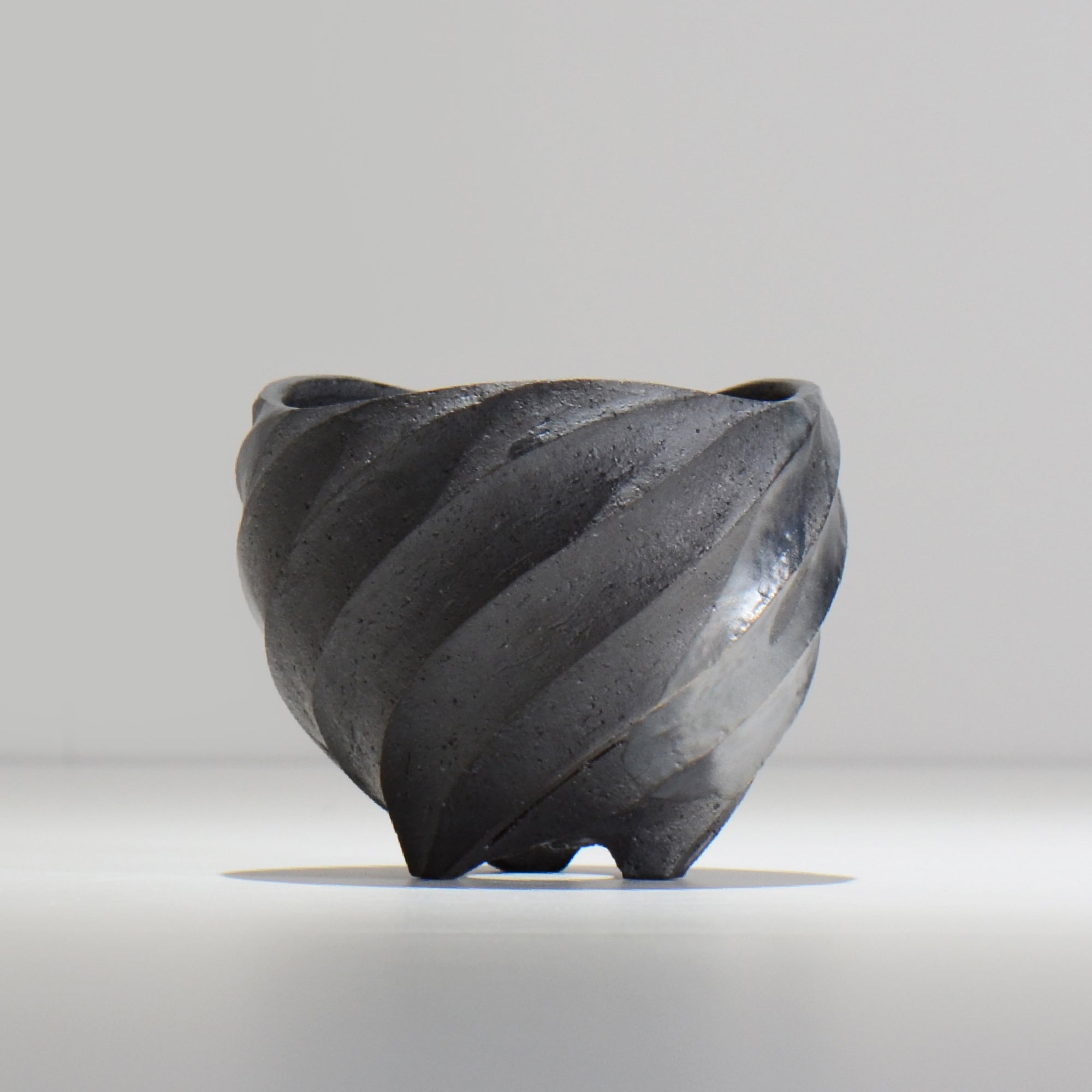 沖誠 / SPIIRAL_SILVER_10 / 約φ14.4cm  / 植木鉢