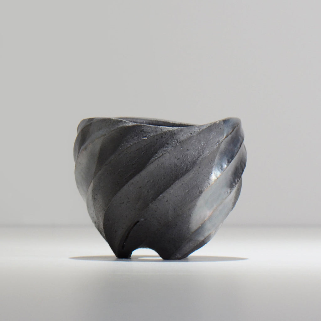 沖誠 / SPIIRAL_SILVER_10 / 約φ14.4cm  / 植木鉢