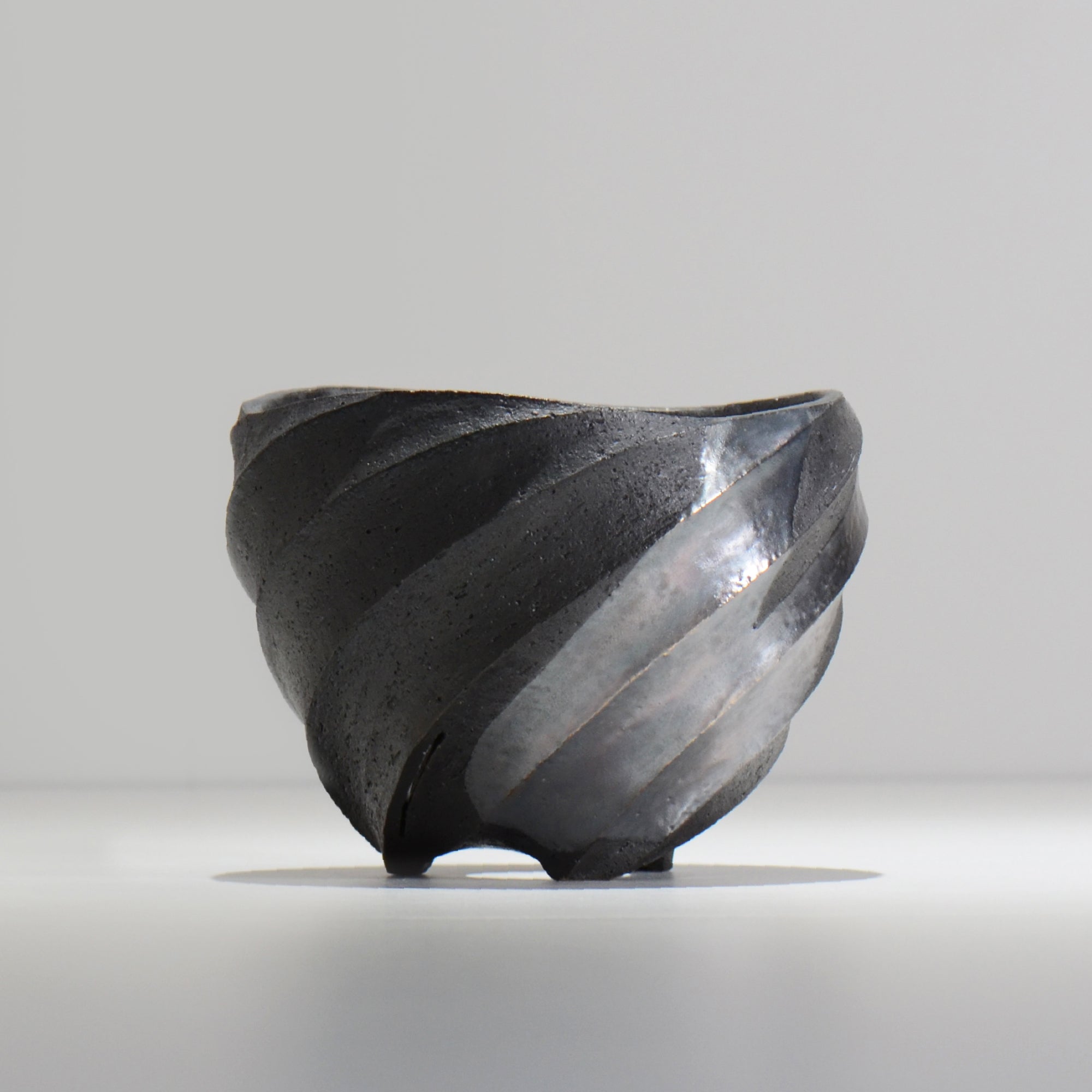 沖誠 / SPIIRAL_SILVER_11 / 約φ14.4cm  / 植木鉢