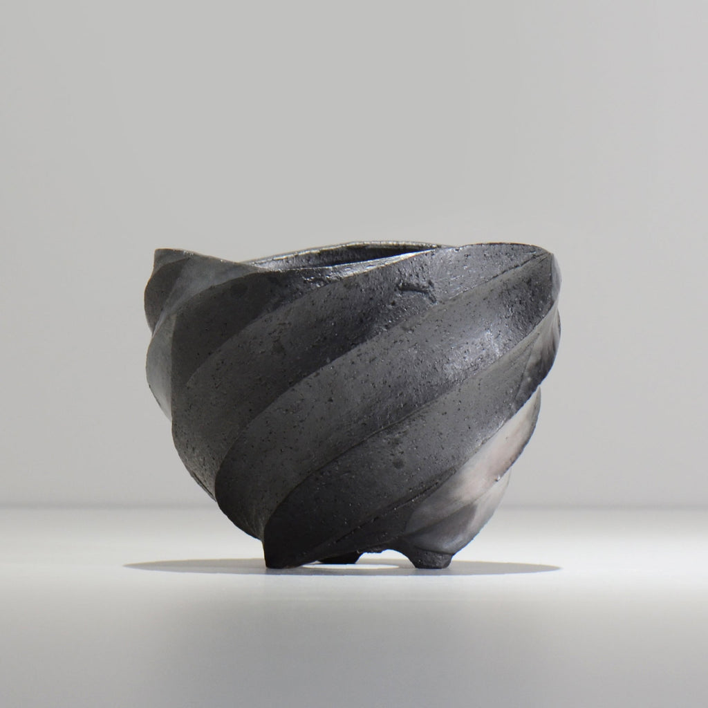 沖誠 / SPIIRAL_SILVER_12 / 約φ14.2cm  / 植木鉢