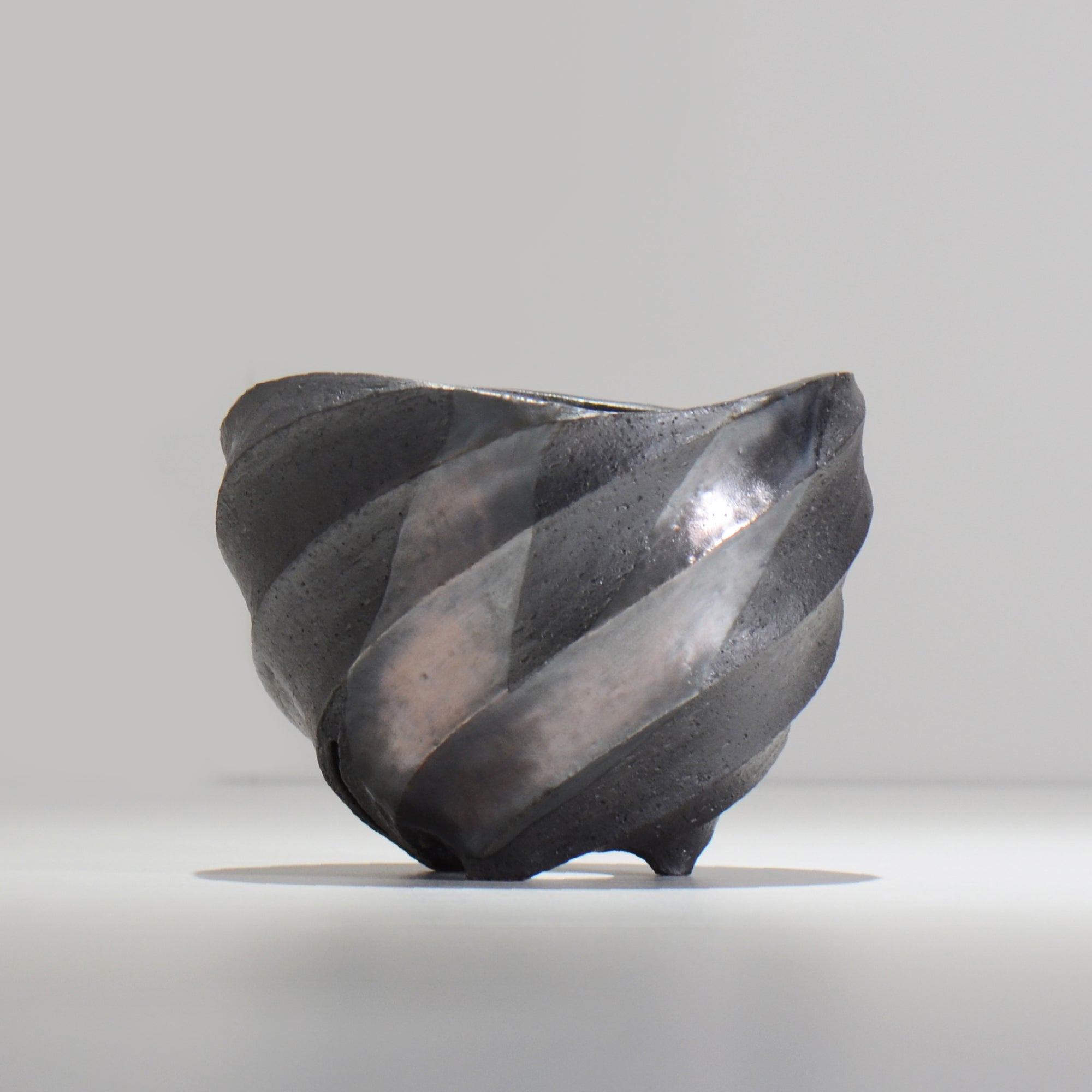 沖誠 / SPIIRAL_SILVER_12 / 約φ14.2cm  / 植木鉢