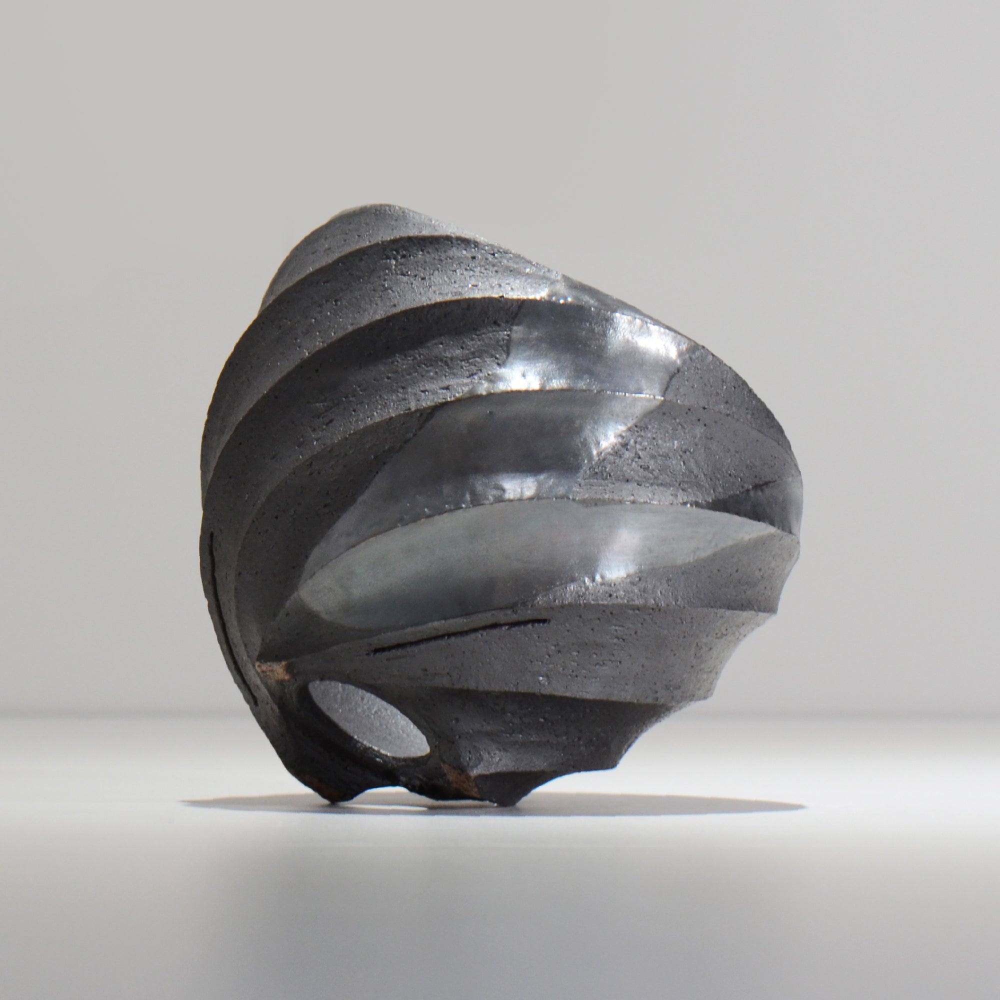 沖誠 / SPIIRAL_SILVER_12 / 約φ14.2cm  / 植木鉢