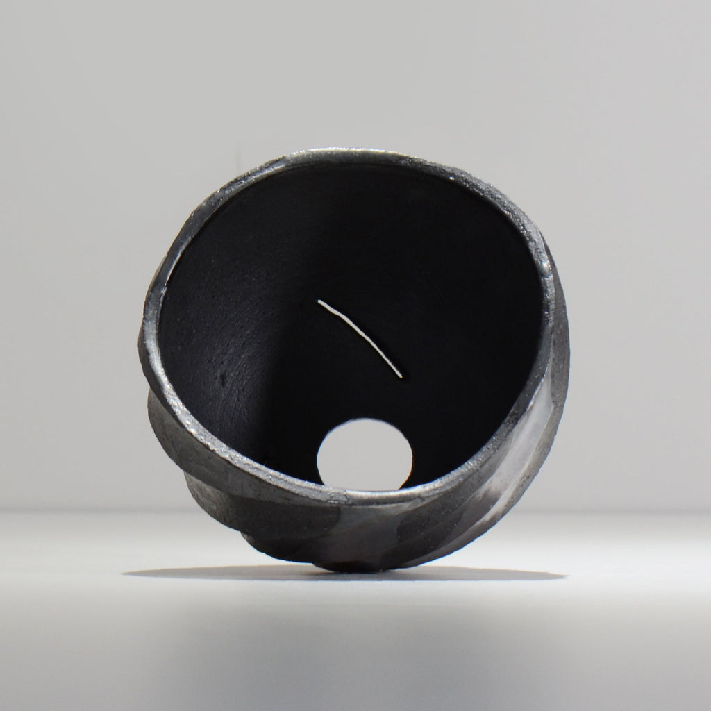 沖誠 / SPIIRAL_SILVER_12 / 約φ14.2cm  / 植木鉢